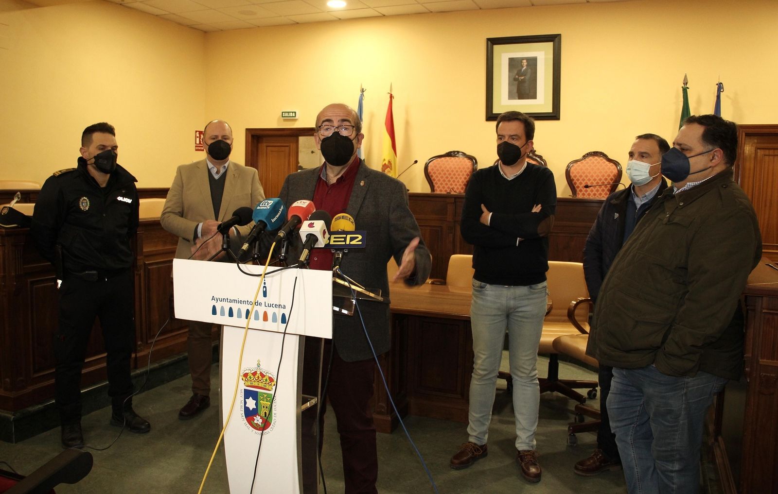 Presentación de la Cabalgata de Reyes de Lucena.