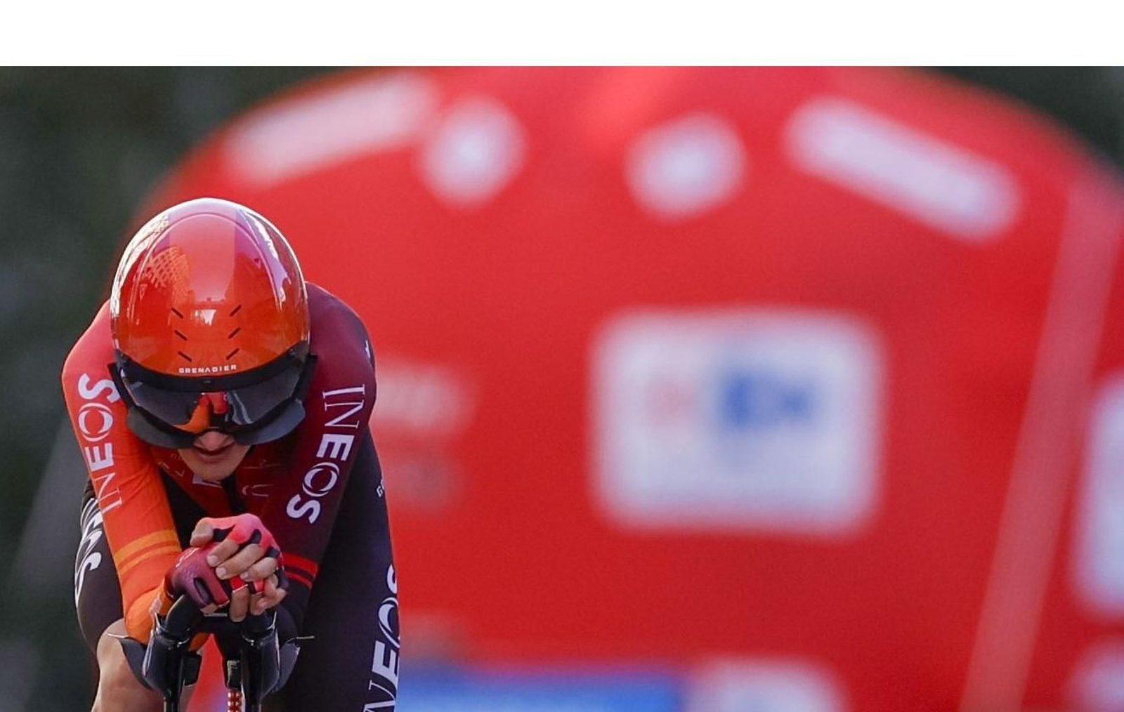 Carlos Rodríguez durante la contrarreloj de Madrid.
