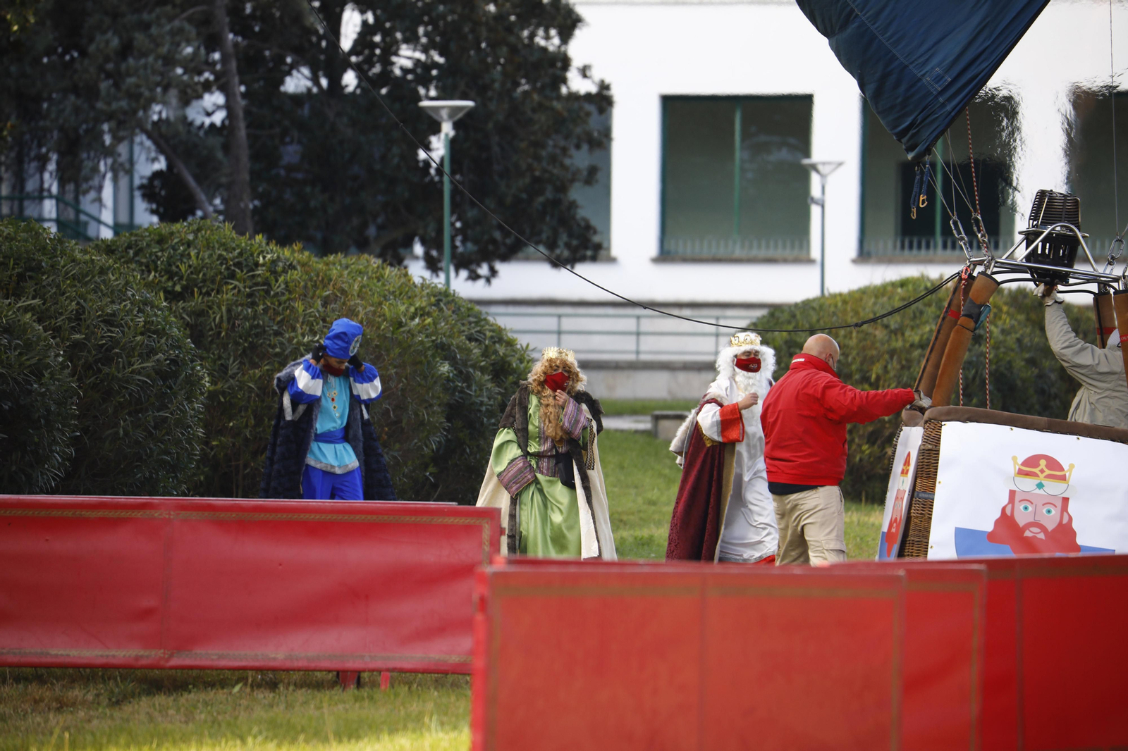 La Cabalgata en globo de los Reyes Magos en Córdoba
