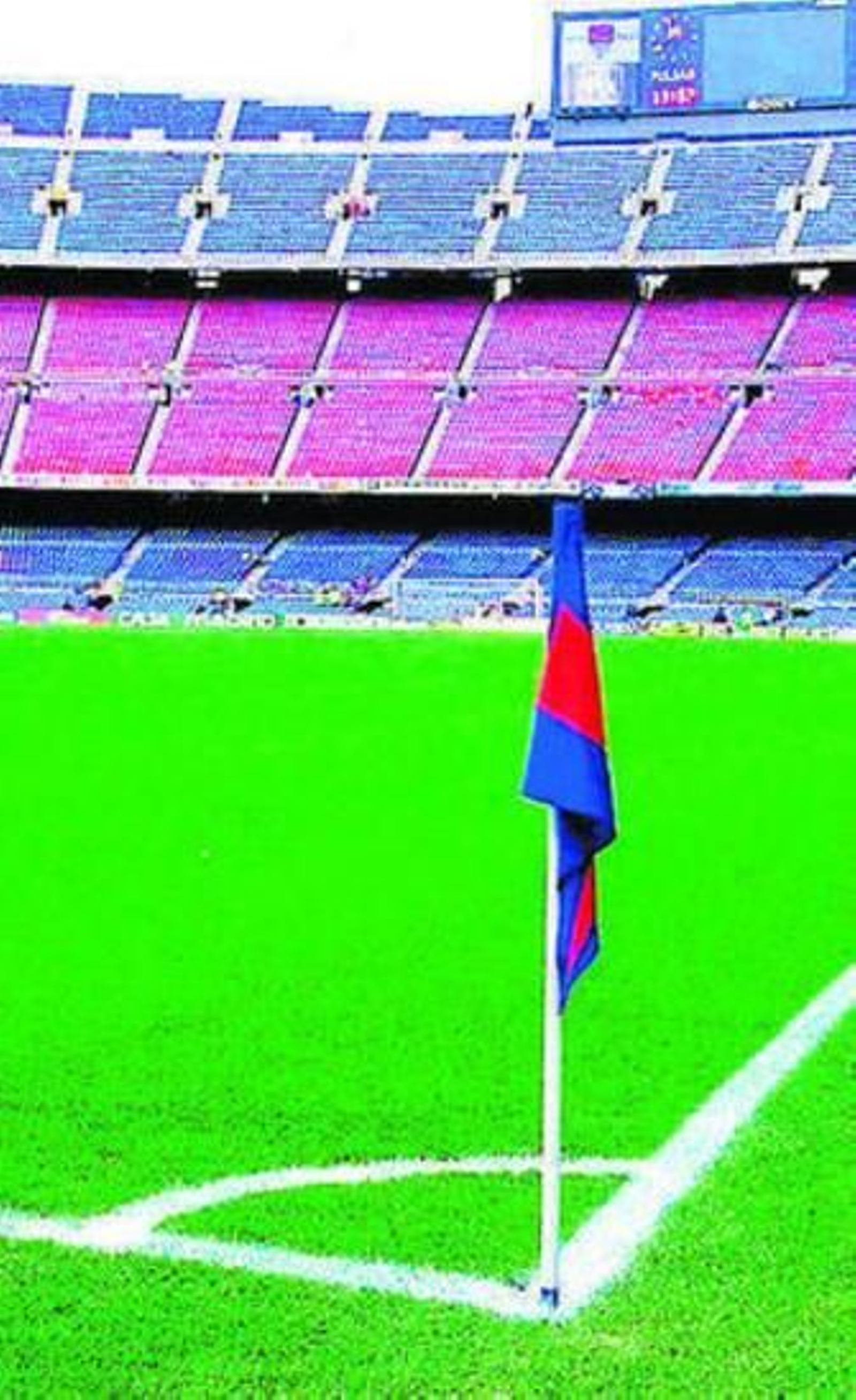 Panorámica del Camp Nou.