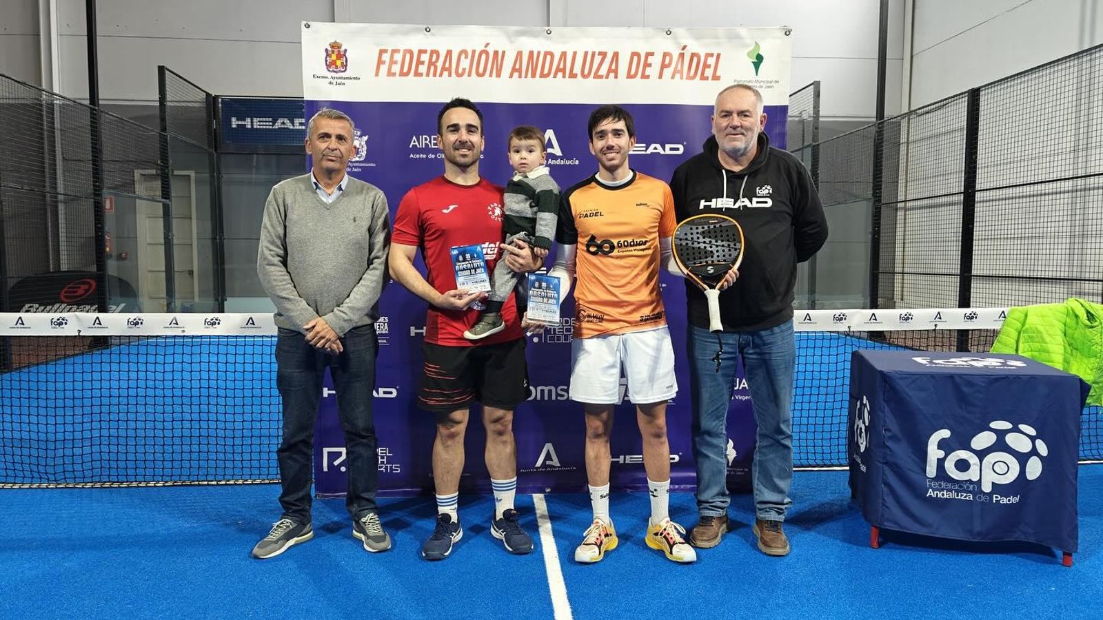 Mario del Castillo y Pablo Díaz, ganadores en la categoría absoluta.