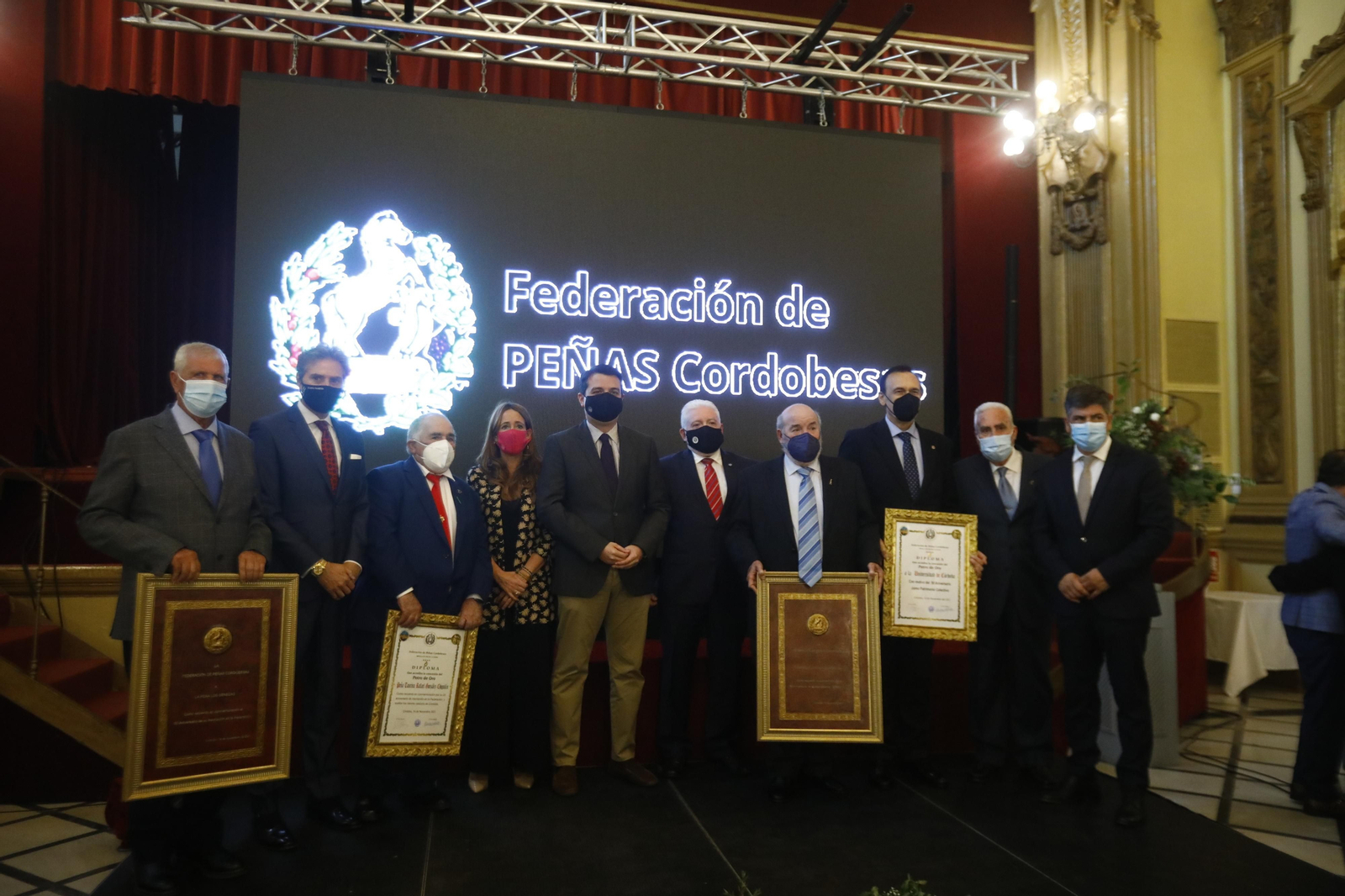 La entrega de los Potros de la Federación de Peñas Cordobesas, en fotografías