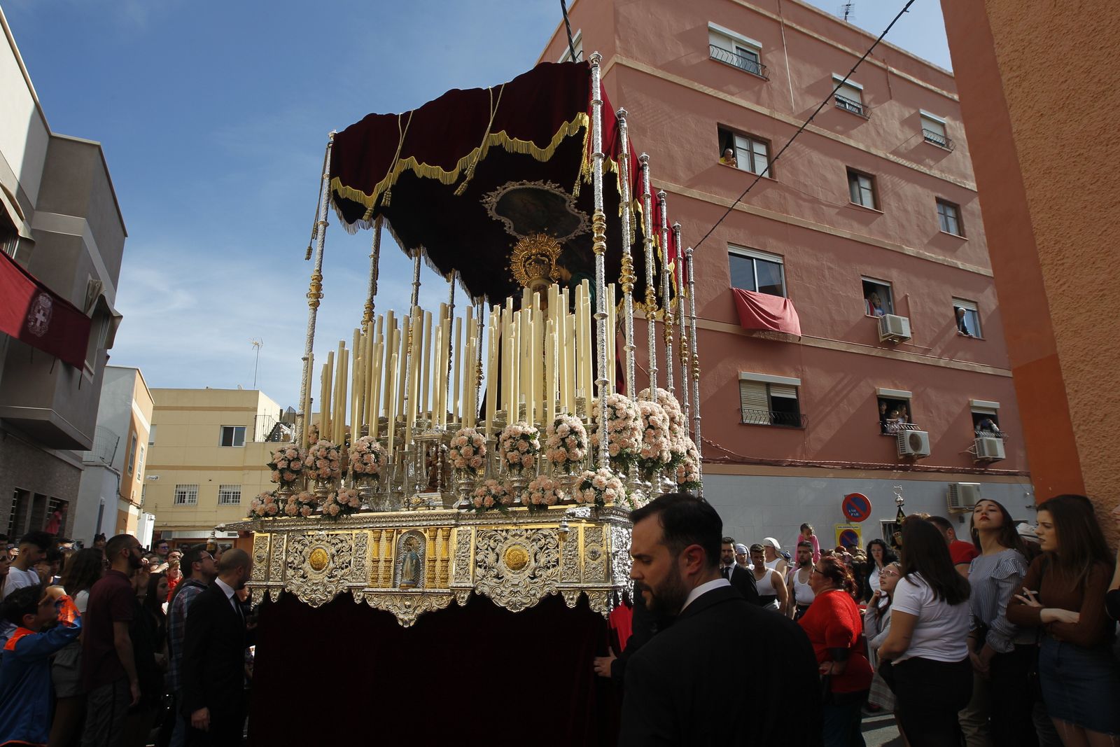 Imágenes de la Procesión de Coronación. Barrio de Los Molinos. Semana Santa Almería 2019