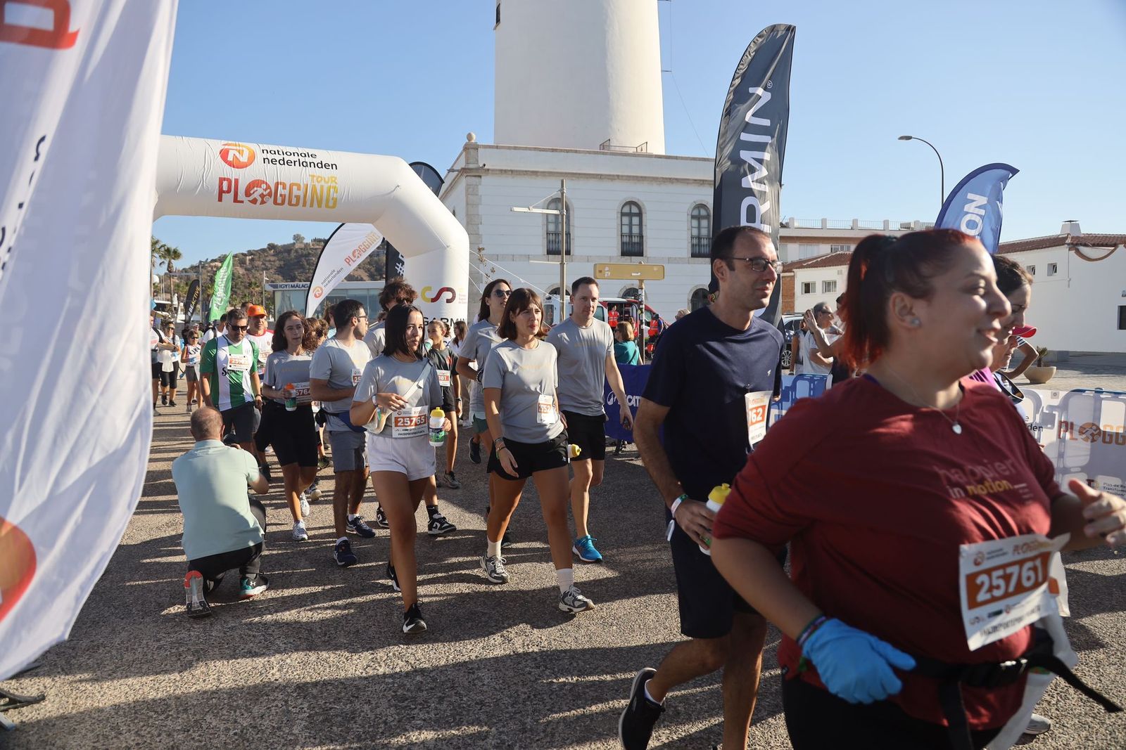 El Nationale-Nederlanden Plogging Tour de Málaga, en fotos