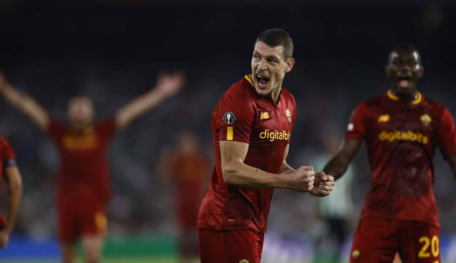 Las imágenes del Betis-Roma