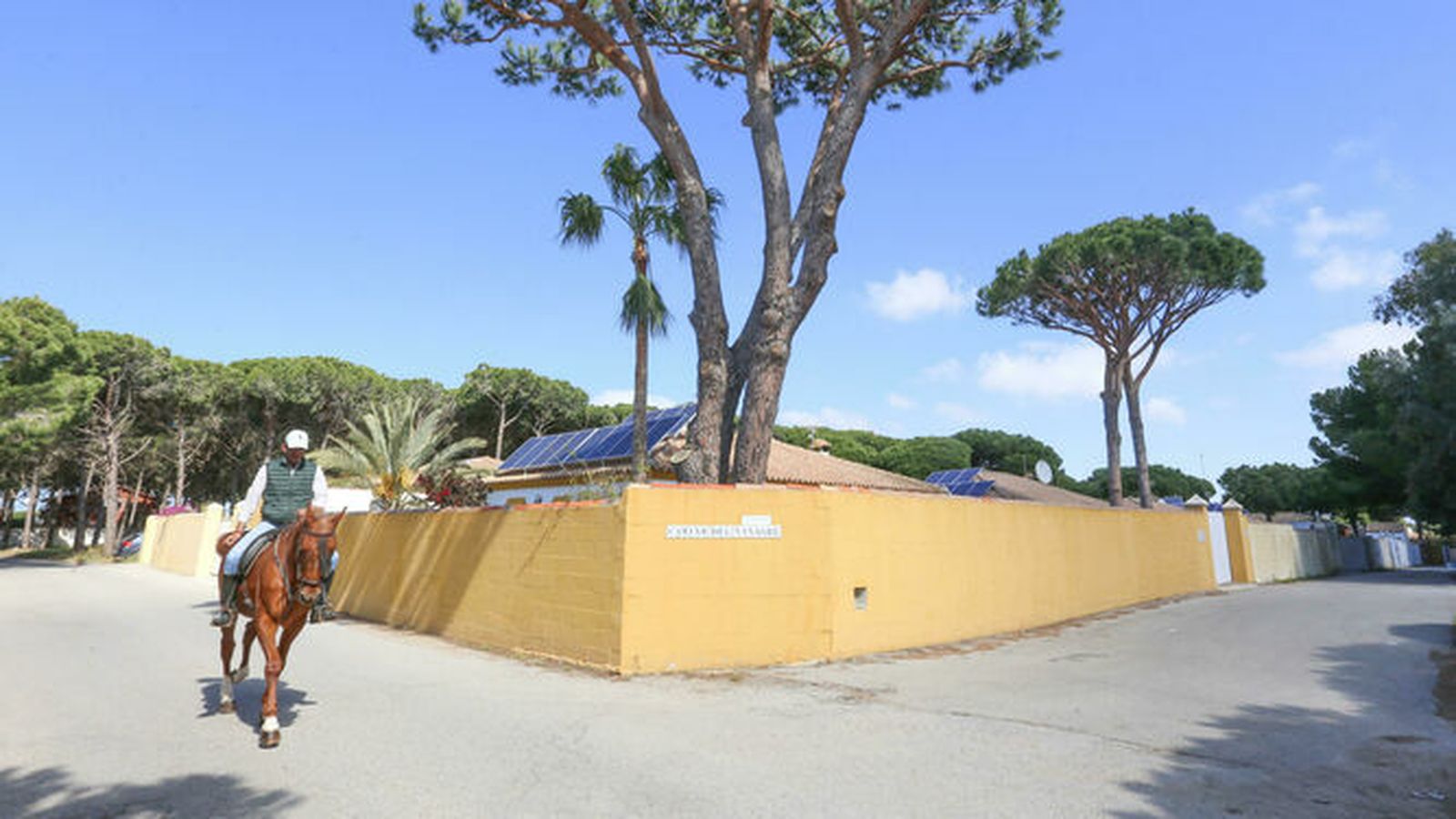 La zona de Chiclana donde está el chalet de la familia.