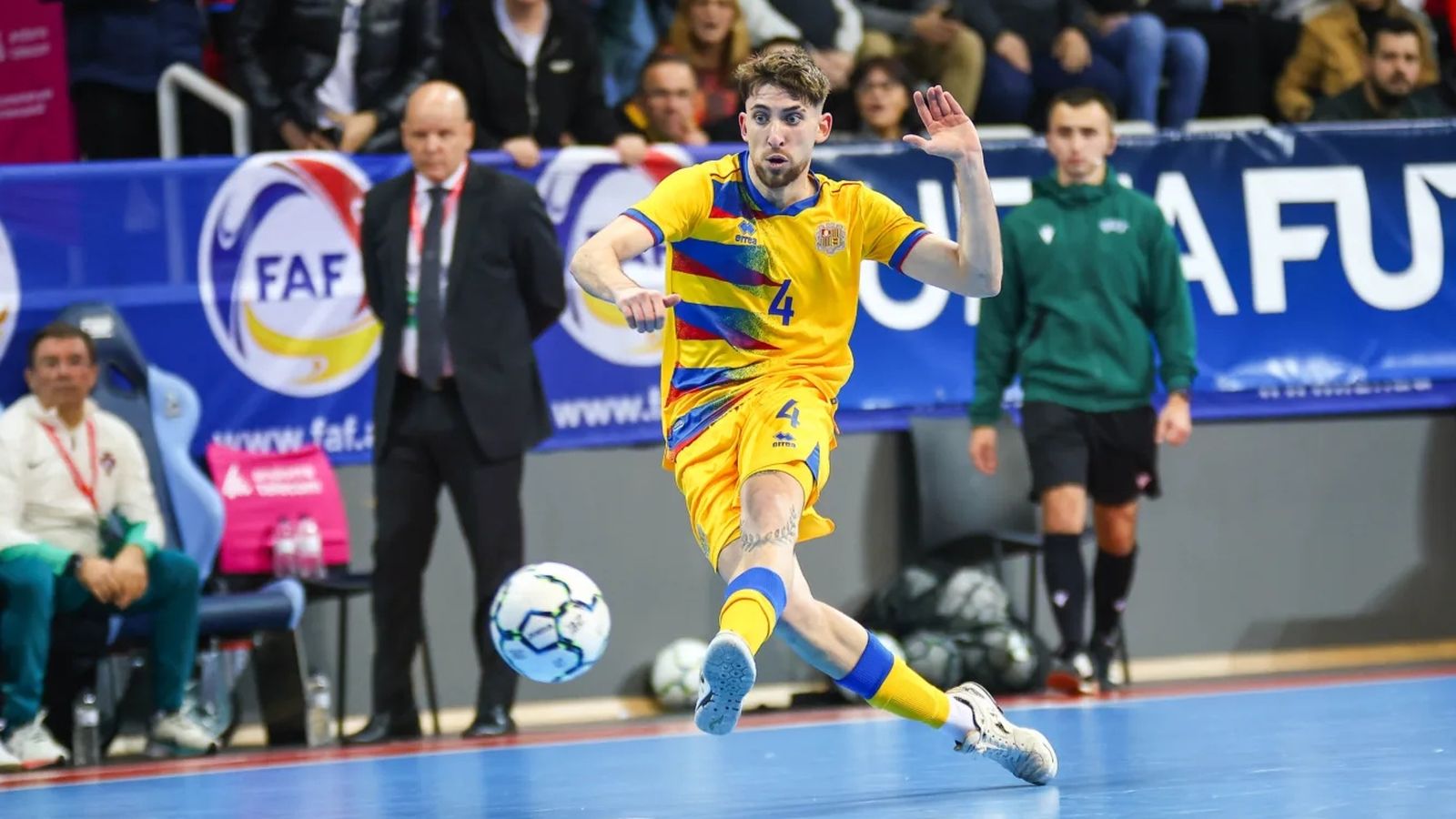 Adriá Blat, internacional con la selección andorrana de fútbol sala.