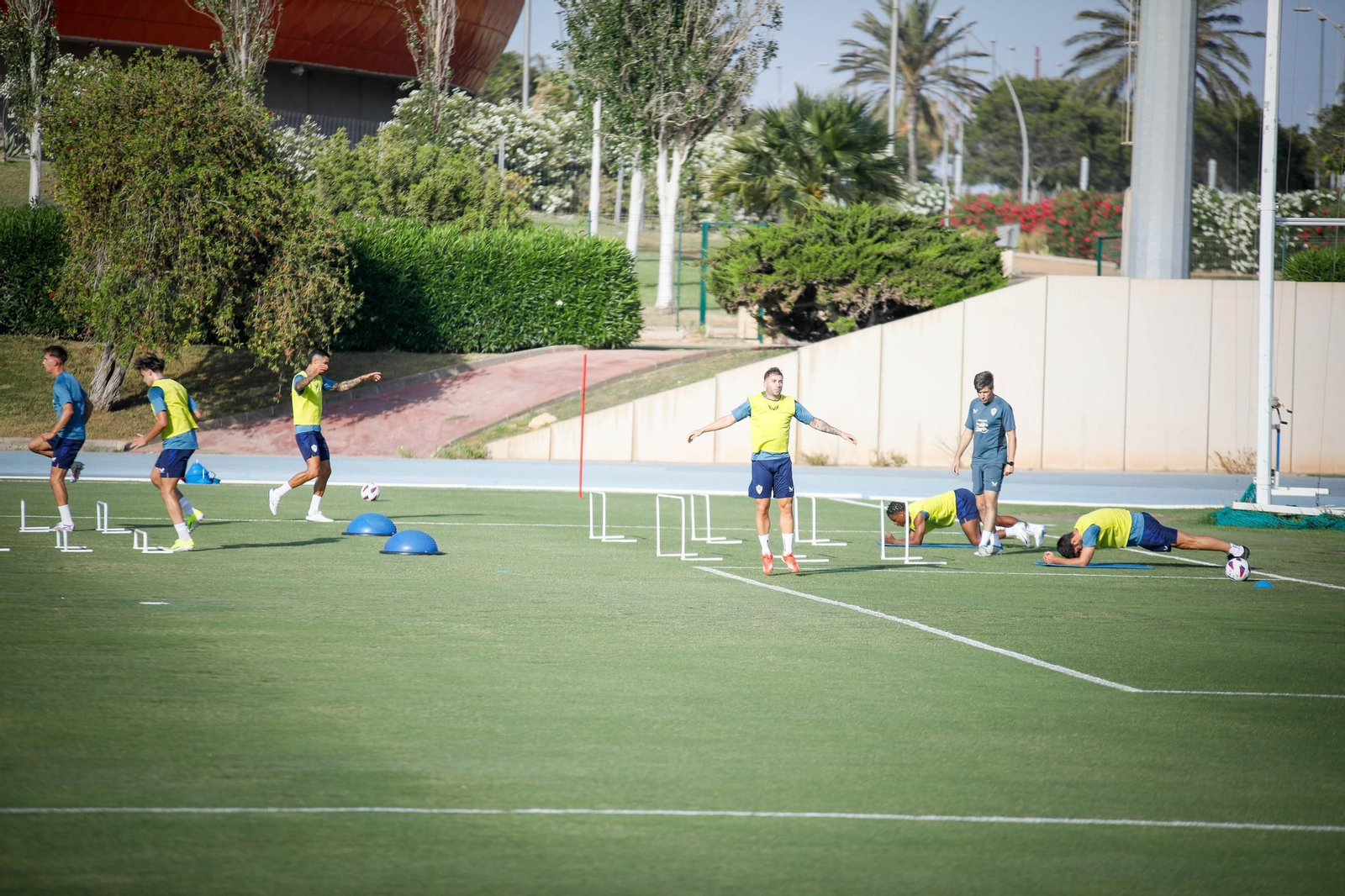 Primer entrenamiento pretemporada del Almería, en imágenes