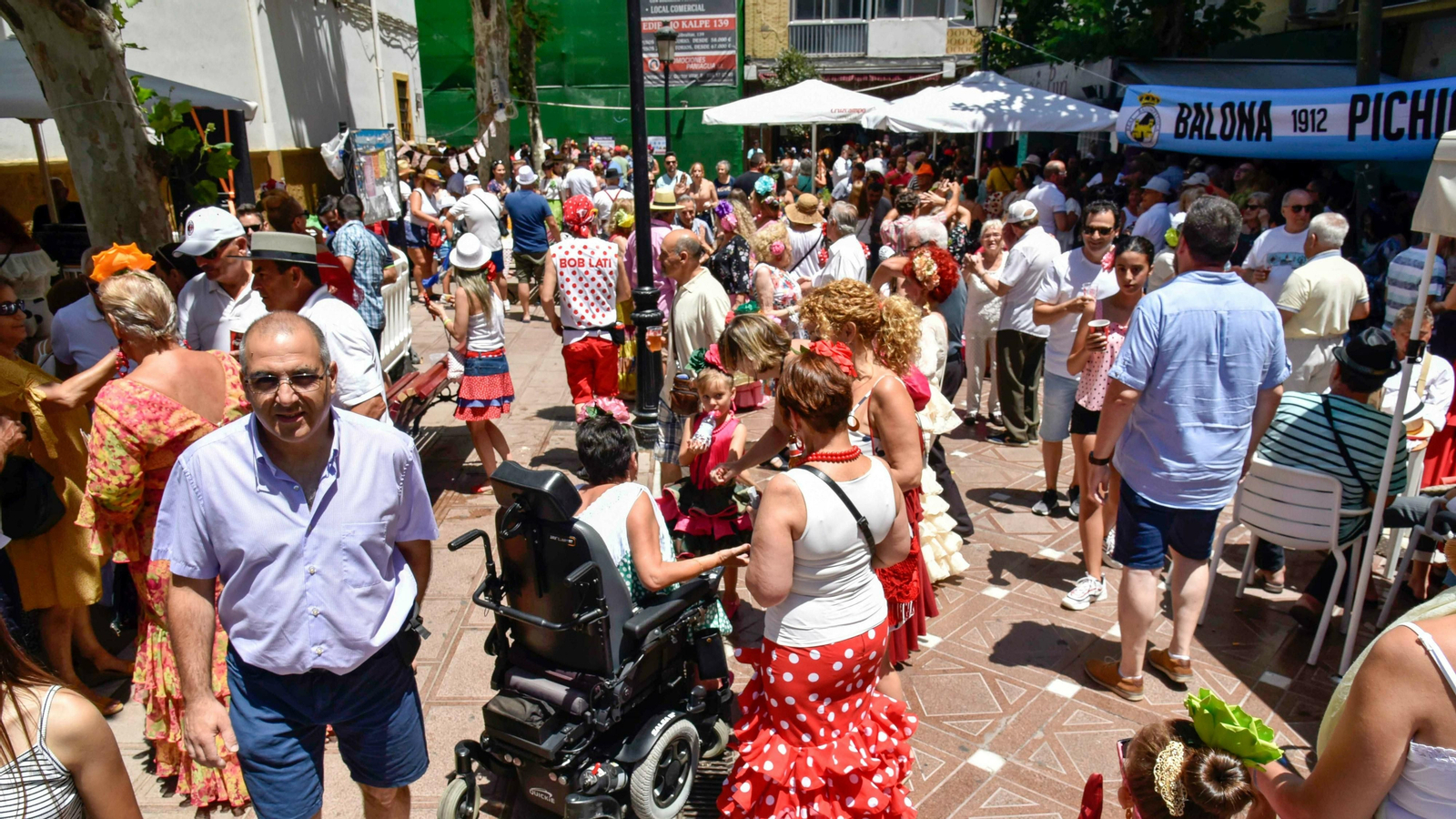 Domingo rociero de  la Linea de la Concepción en imagenes