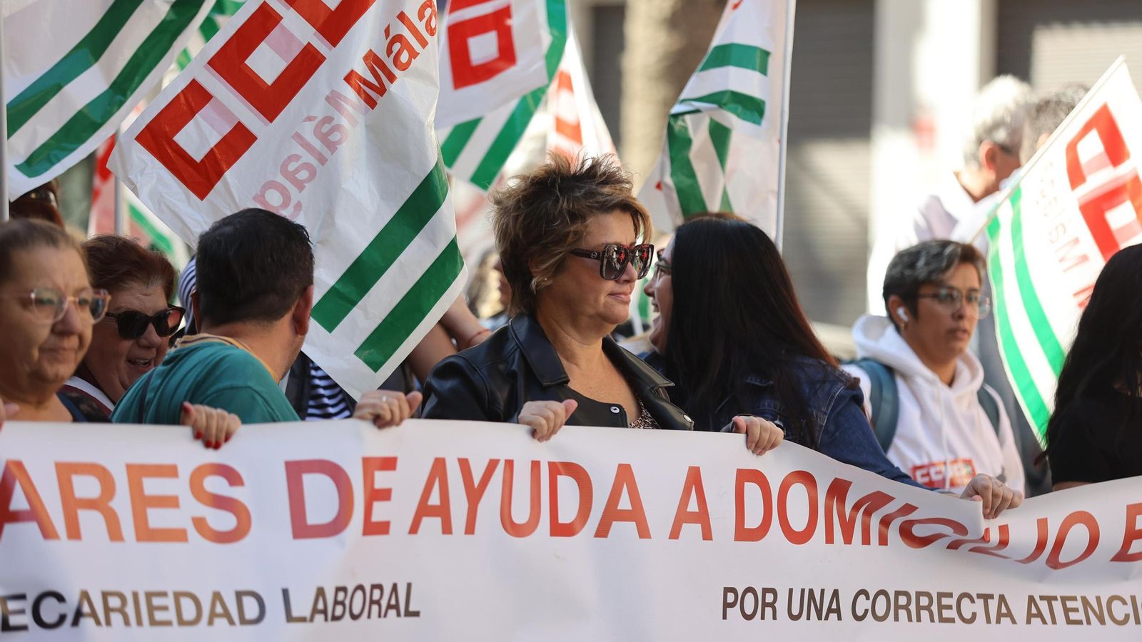 Una instantánea de la manifestación. Una instantánea de la manifestación.