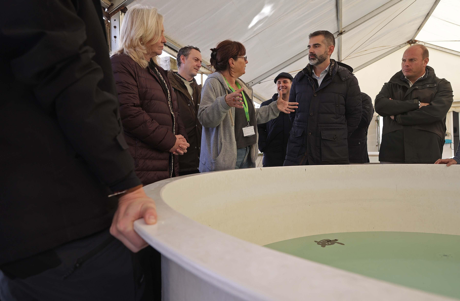 La visita de Ramón Fernández Pacheco al Cegma de Algeciras, en imágenes