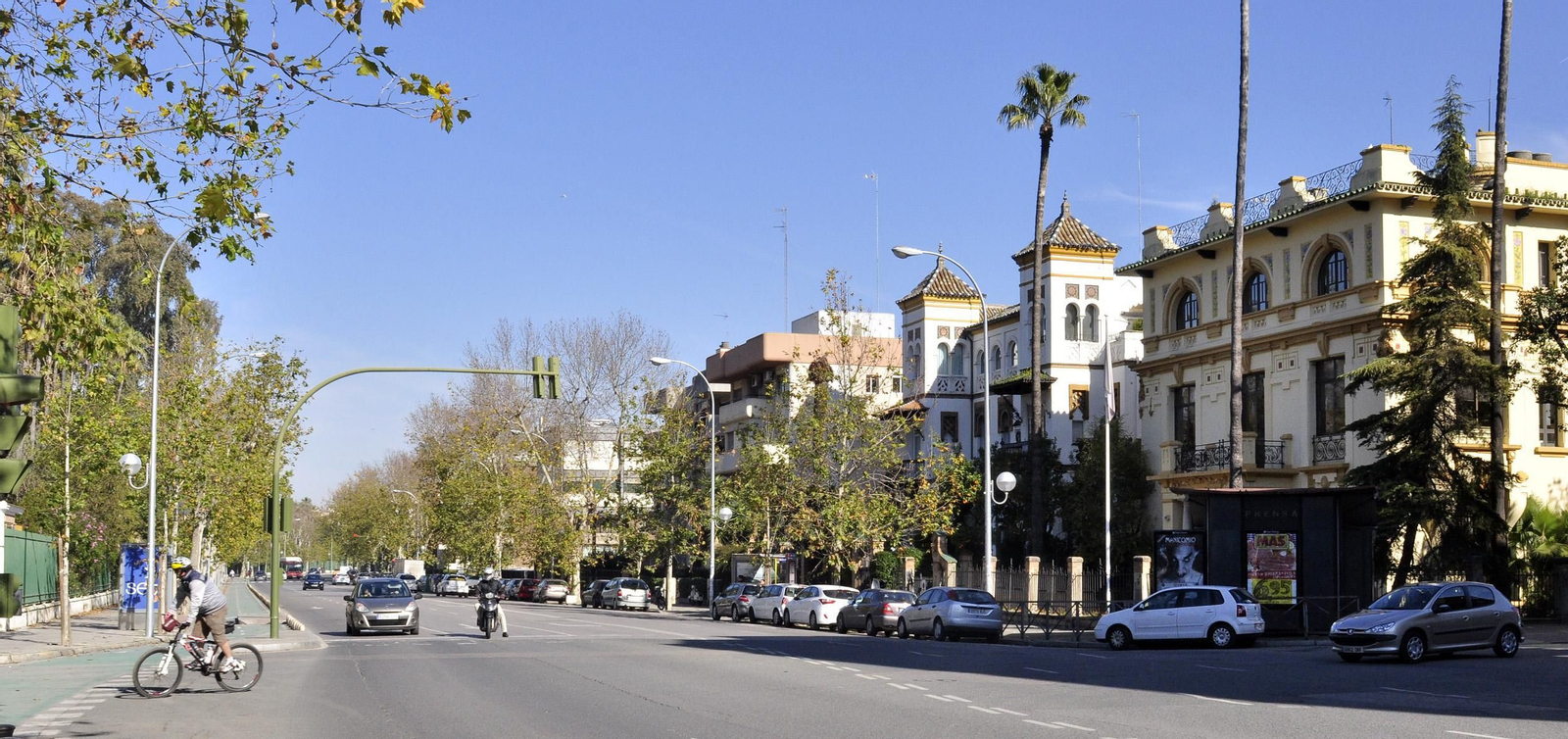 La avenida de la Borbolla es una de las zonas afectadas