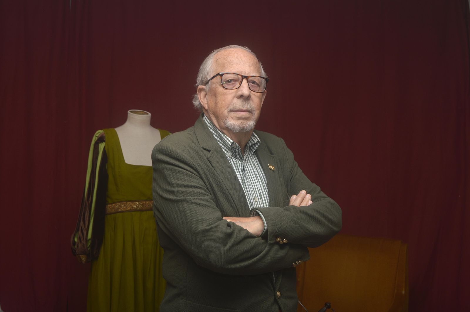 Antonio Barrios, en el local de ensayo de Teatro Par.