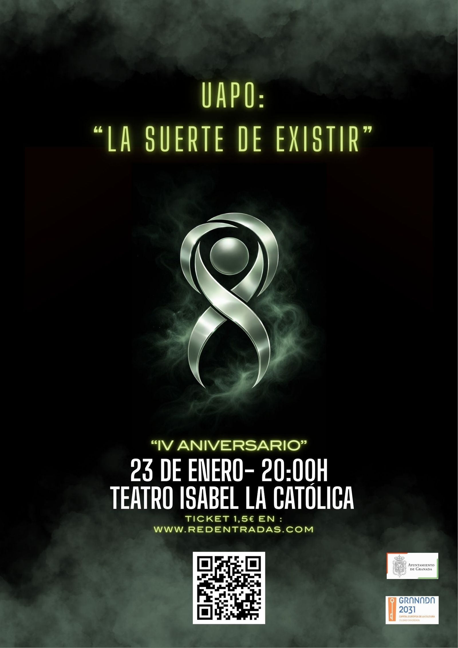Cartel oficial de la presentación del documental.