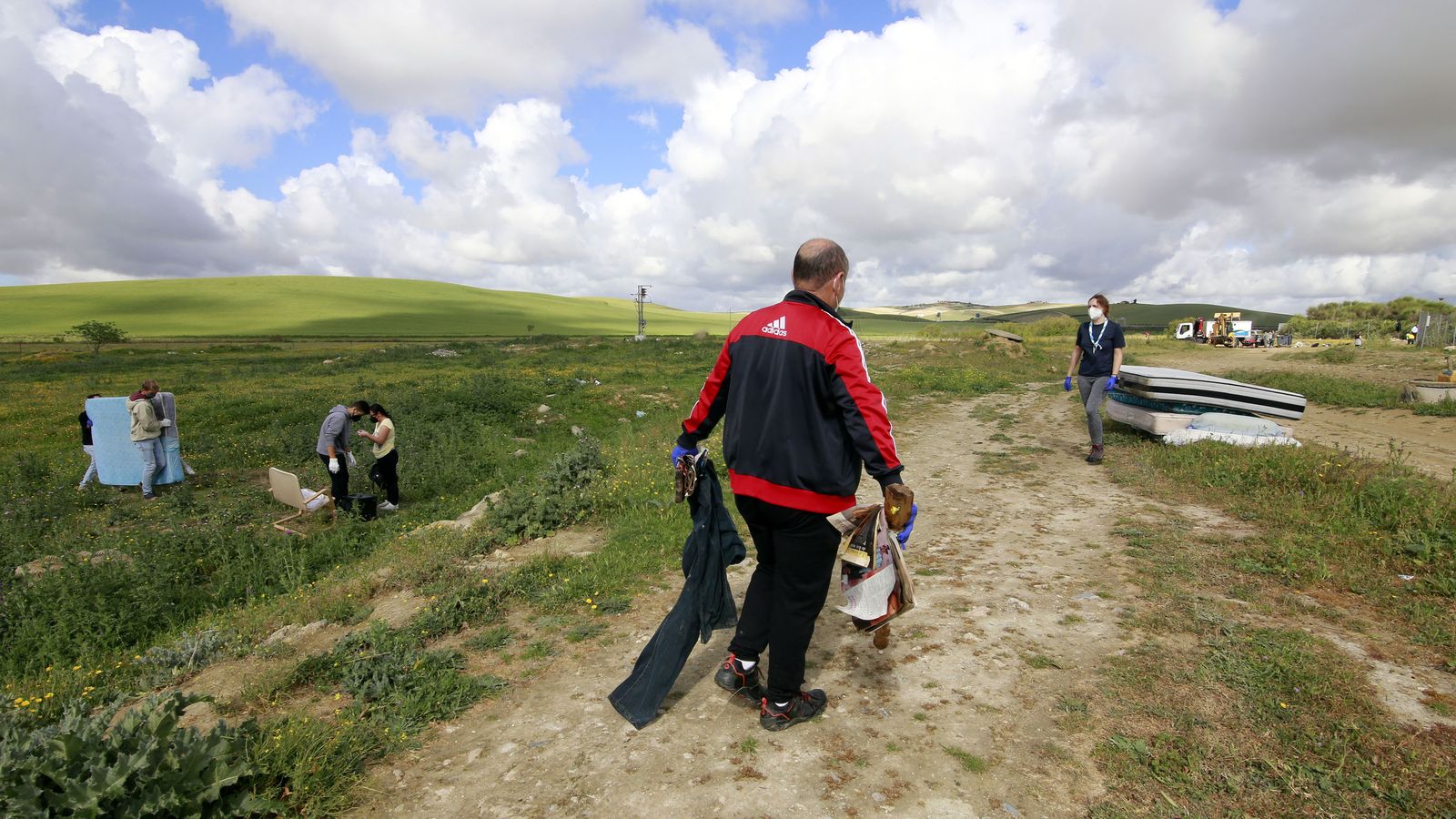 Gran recogida de Zero Waste Jerez con casi 40 voluntarios