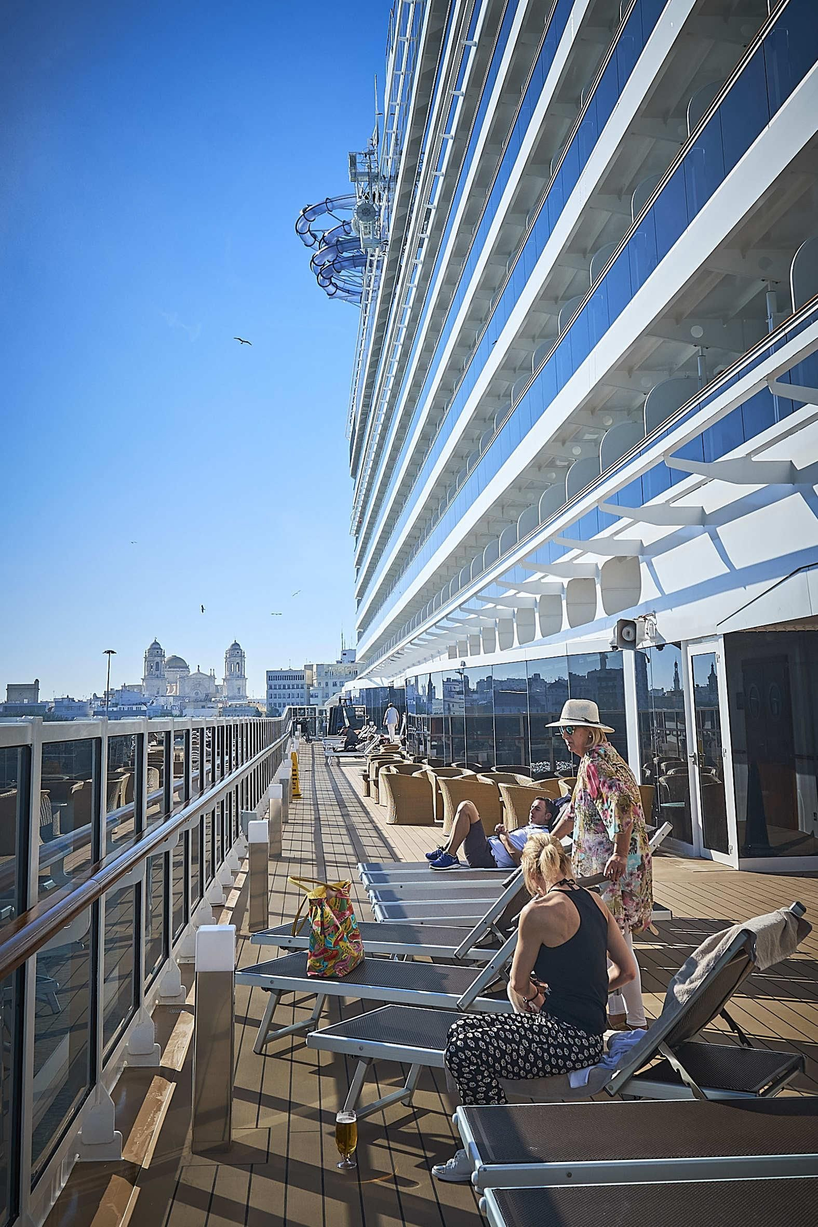 Primera escala en Cádiz del crucero MSC Seaside