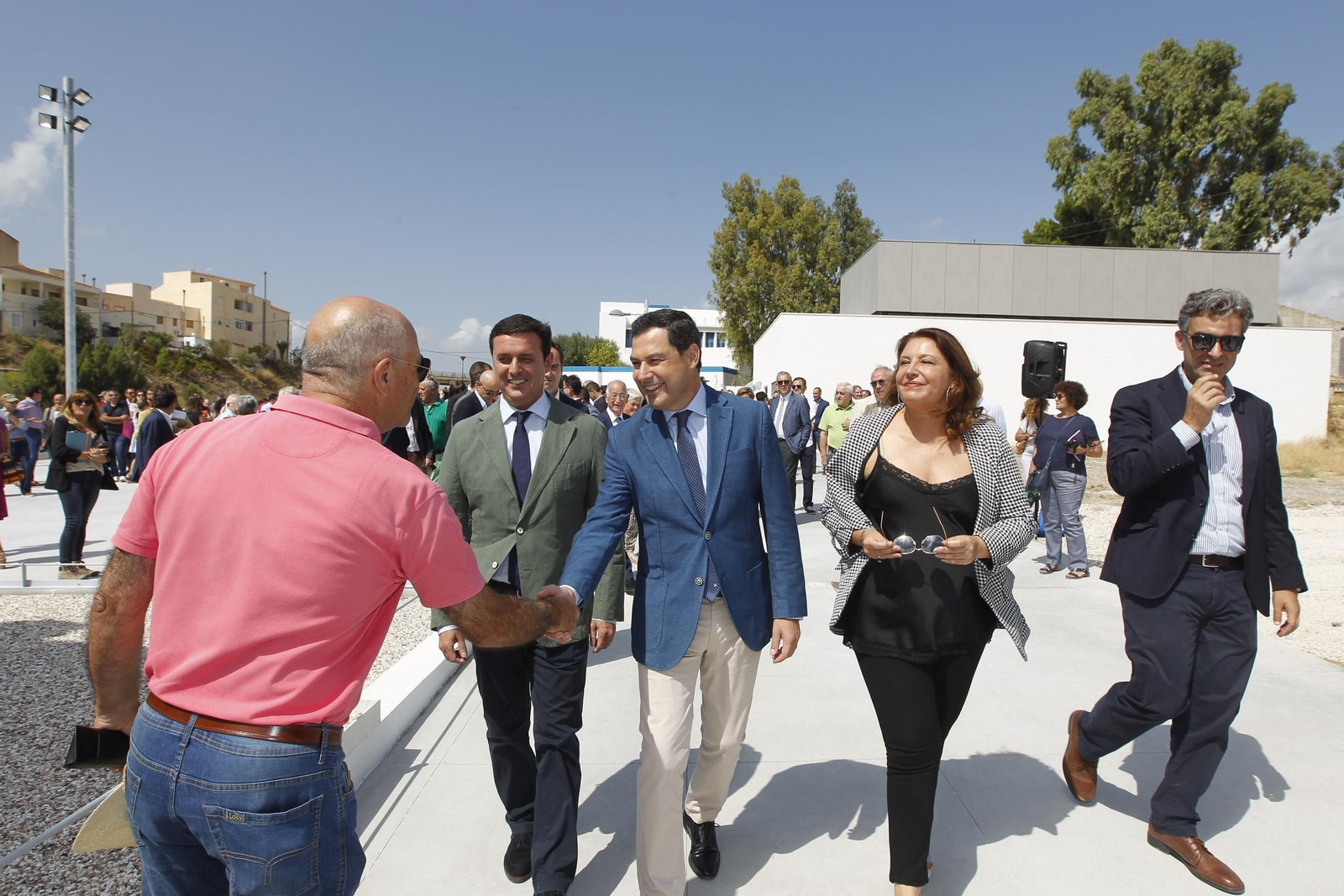 Inauguración escultura 'La Mujer del Almanzora'. Olula del Río