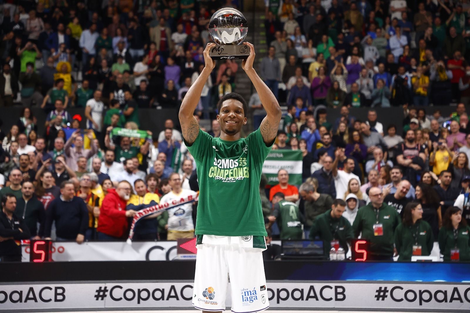 La celebración del Unicaja como campeón de la Copa del Rey, en imágenes