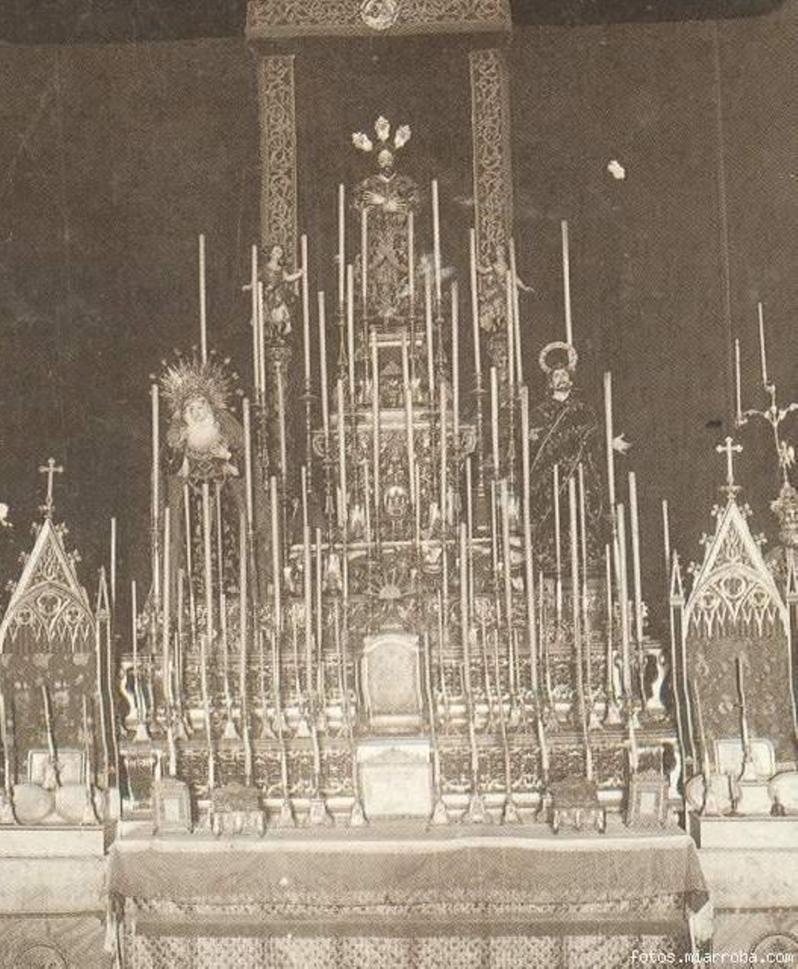 Primer Quinario en San Roman en 1920.