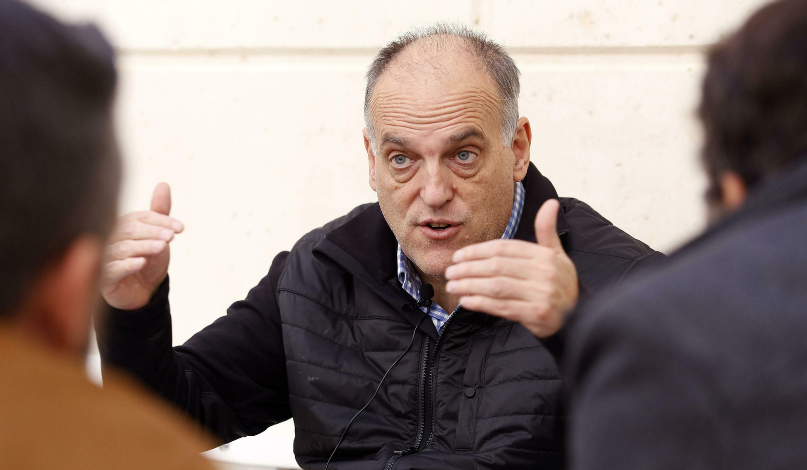 Las fotos de la entrevista a Javier Tebas