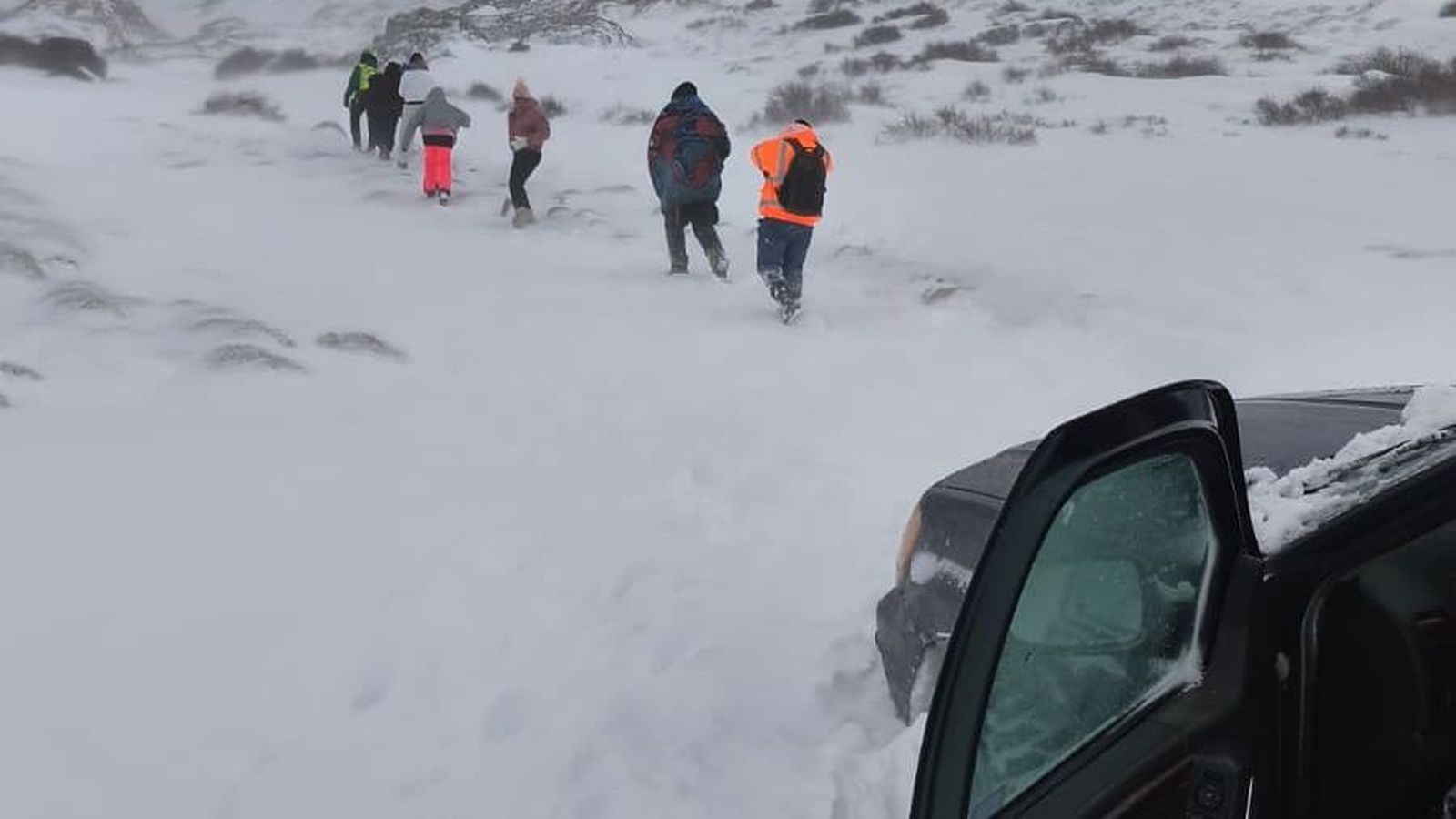 Imagen de uno de los rescates en las inmediaciones de La Peña del Toro, en Sierra Seca