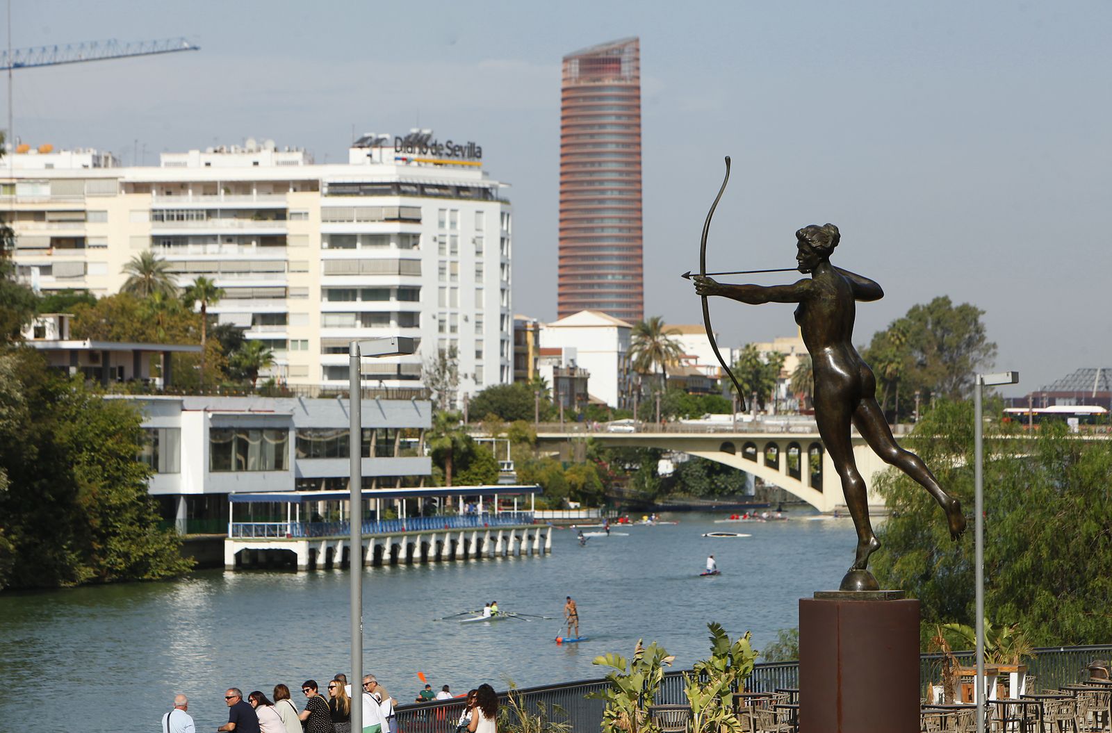 Diana Cazadora en el muelle de Nueva York