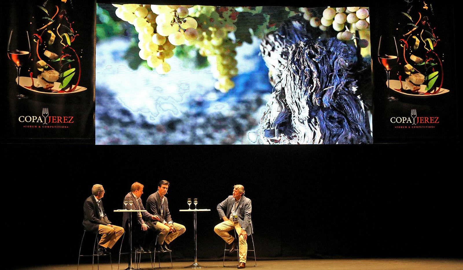 Gran foro gastronómico del jerez en el Villamarta