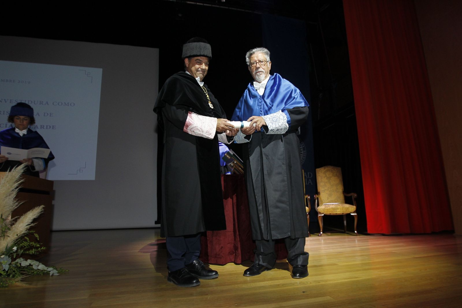 Fotogalería investidura Doctor Honoris Causa Manuel García Velarde. UAL