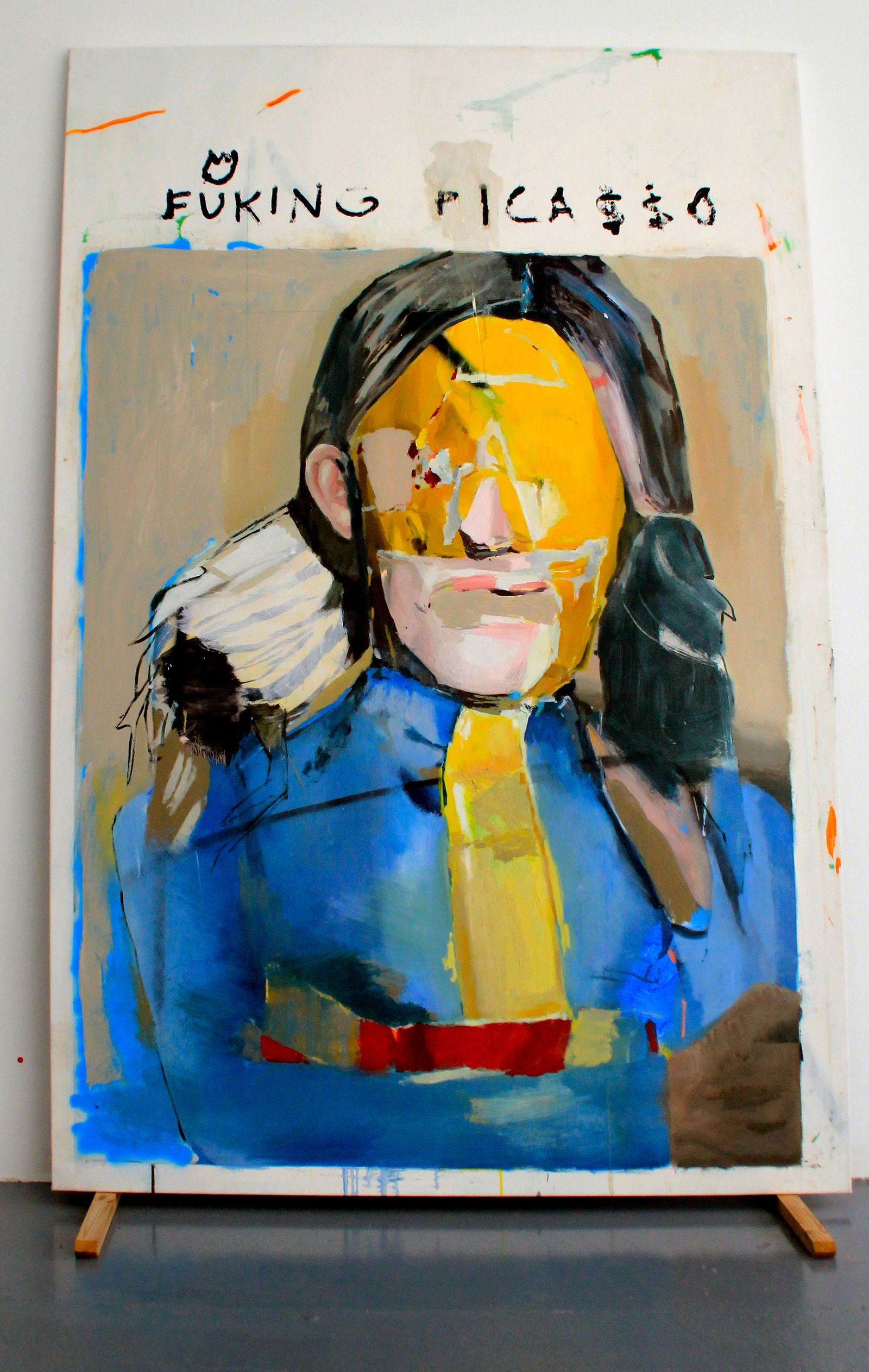 Un detalle de 'Fuking Picasso', de Pablo Merchante.