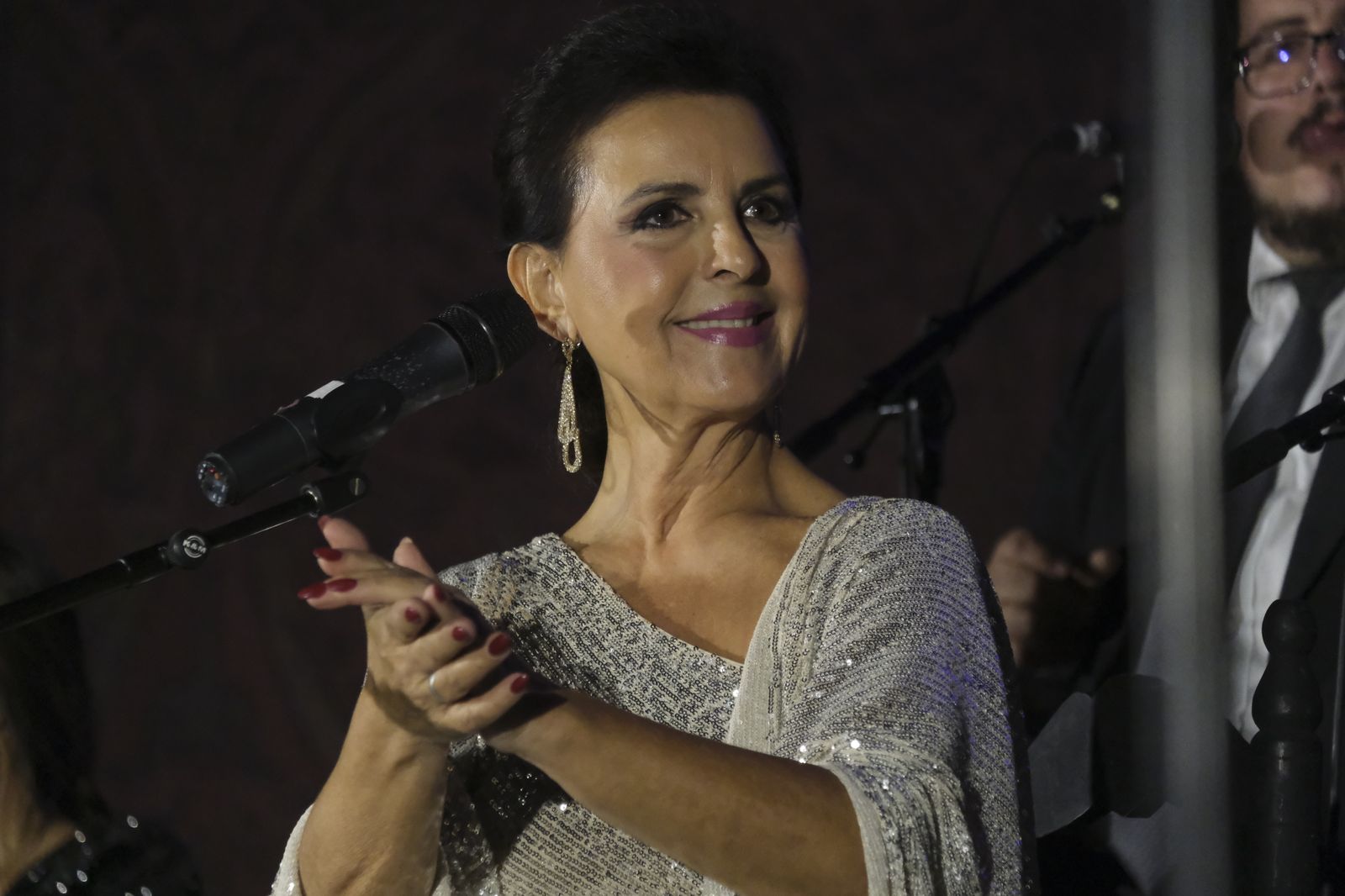 La zambomba flamenca con María José Santiago en Córdoba, en fotografías