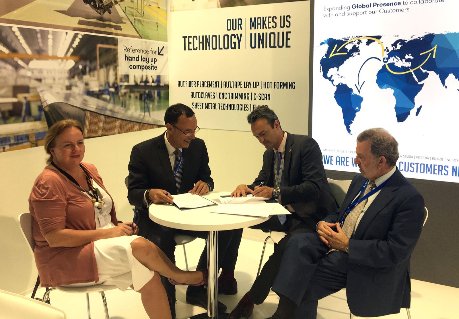 Javier Díaz Gil, CEO de Alestis, y Joaquín Rodríguez Grau, gerente de FADA-Catec.