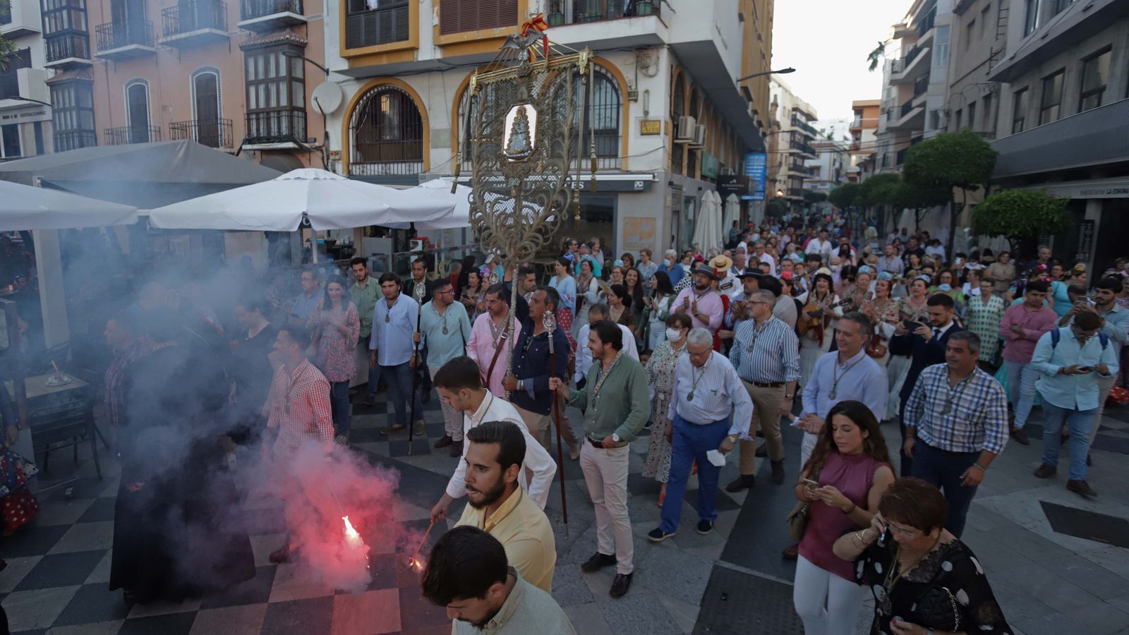Entrega de la Medalla de la ciudad a la hermandad del Rocío de Algeciras