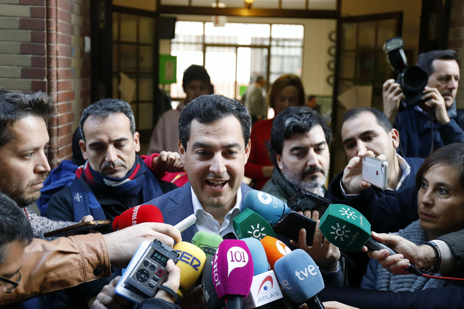 Las imágenes de las elecciones andaluzas 2018