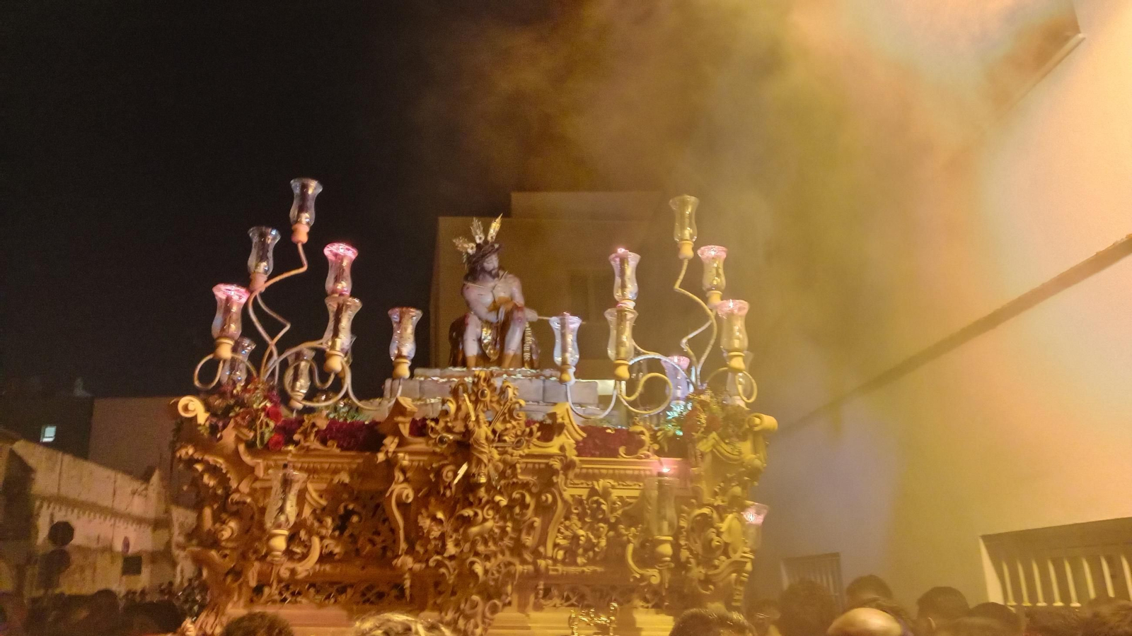 Las imágenes de la Coronación de Espinas en el Sábado de Pasión de la Semana Santa de San Fernando