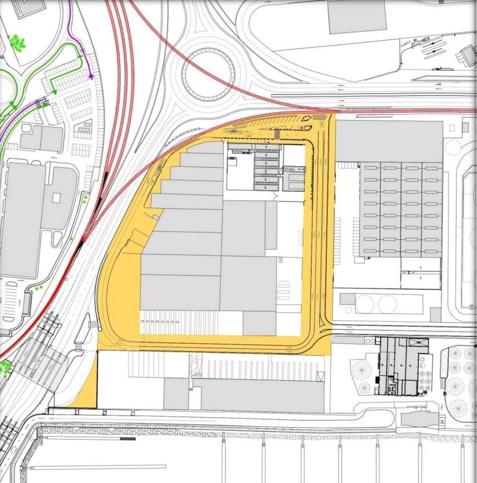 Proyecto para reurbanizar la manzana logística de Isla Verde