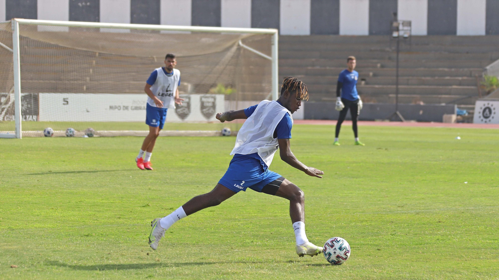 Fotos del entrenamiento de la Balona