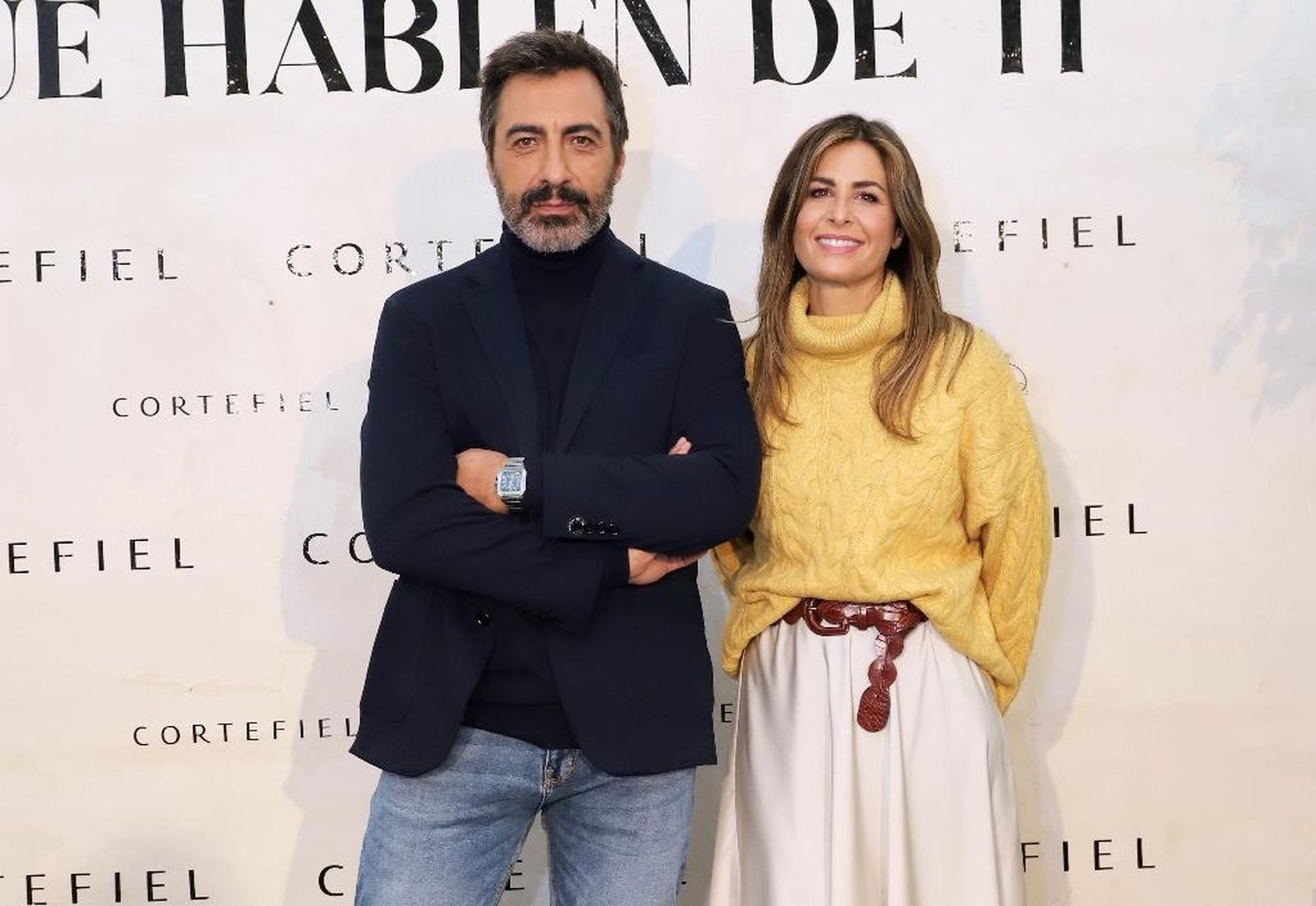 Nuria Roca y Juan del Val, protagonistas 'sin miedo' en la nueva campaña de Cortefiel.