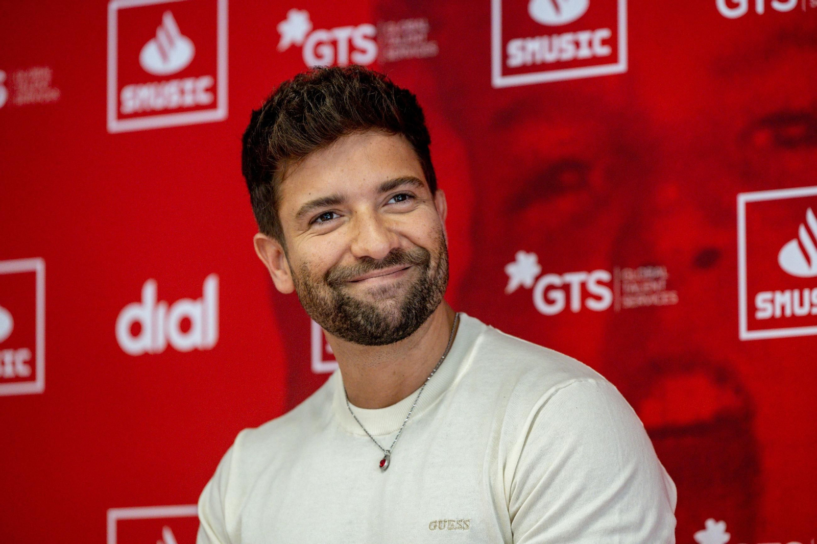 Pablo Alborán en la presentación de su nueva gira por todo el mundo.