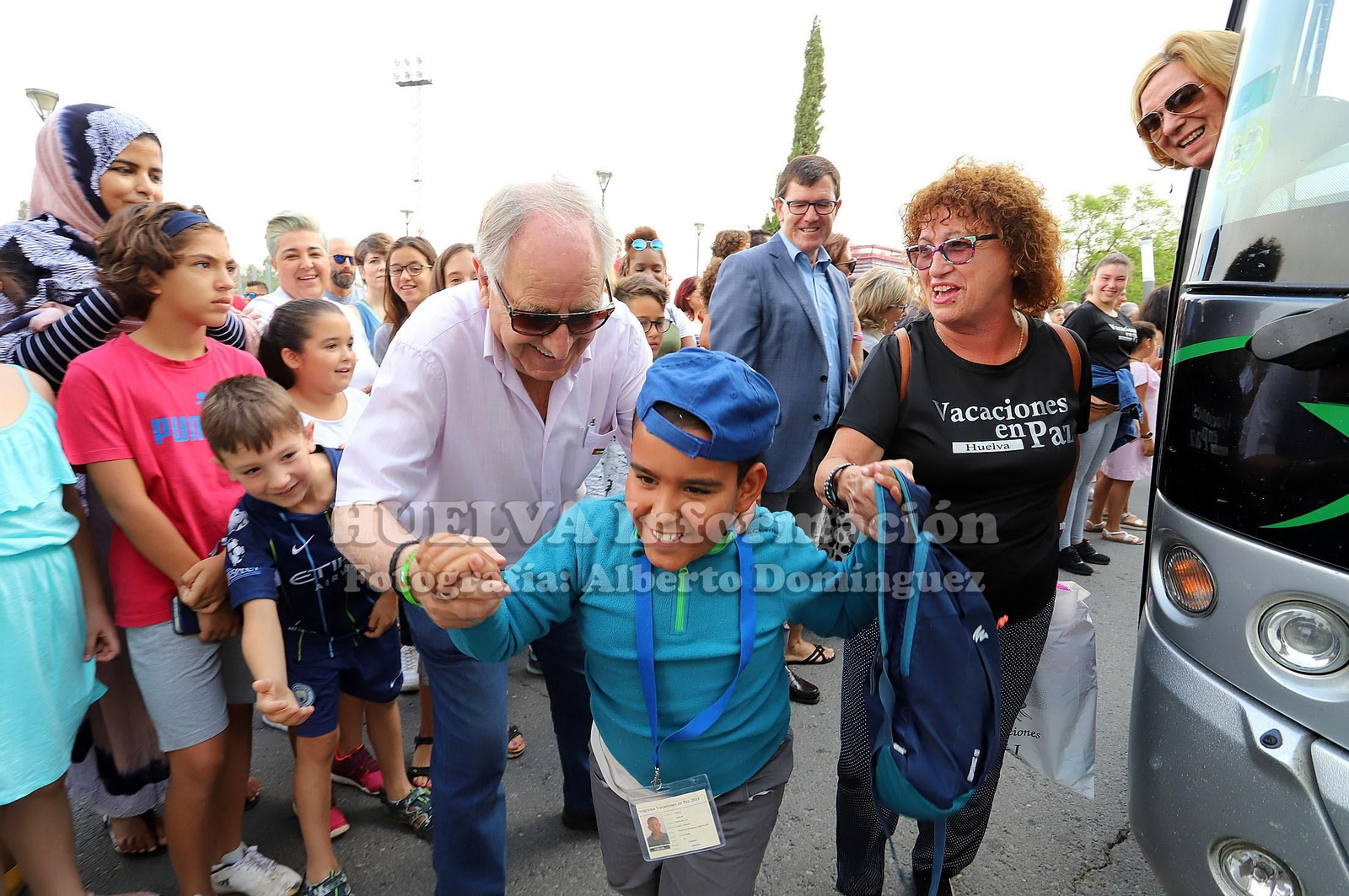 Imágenes de la llegada de los niños saharauis