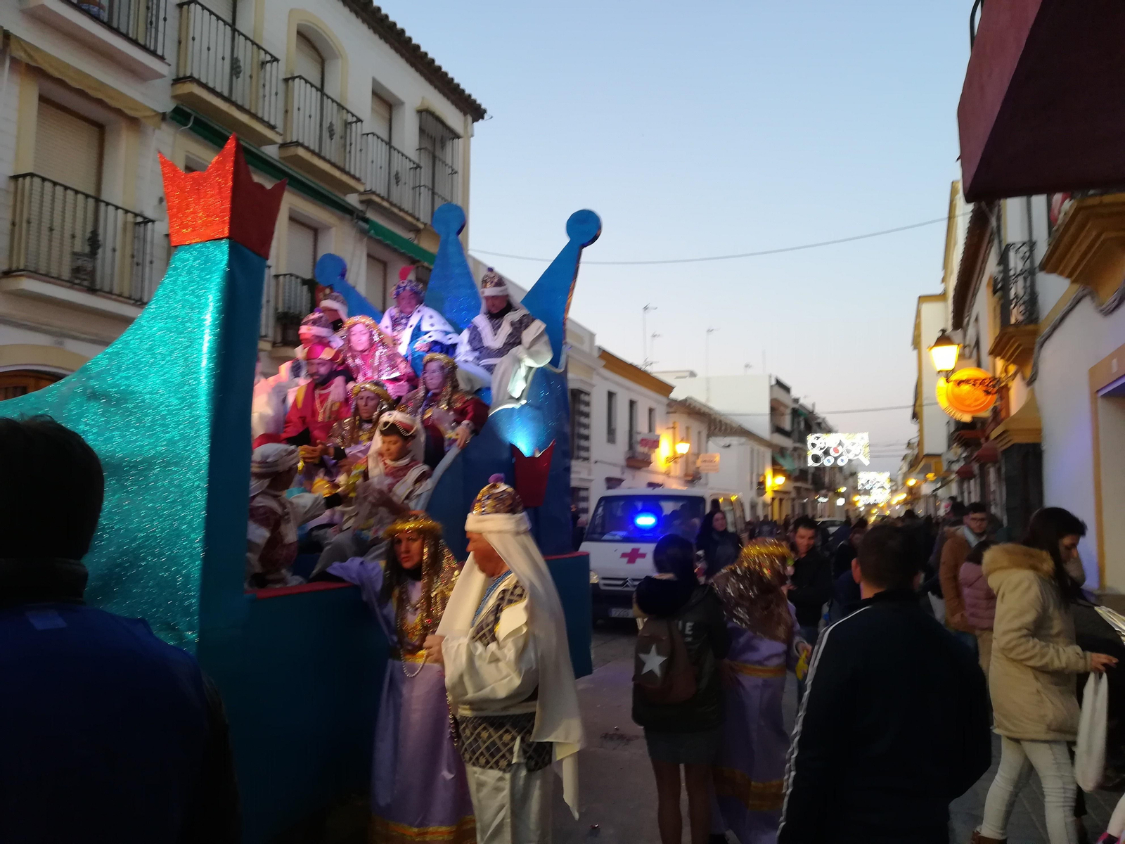 La visita de los Reyes Magos a la provincia