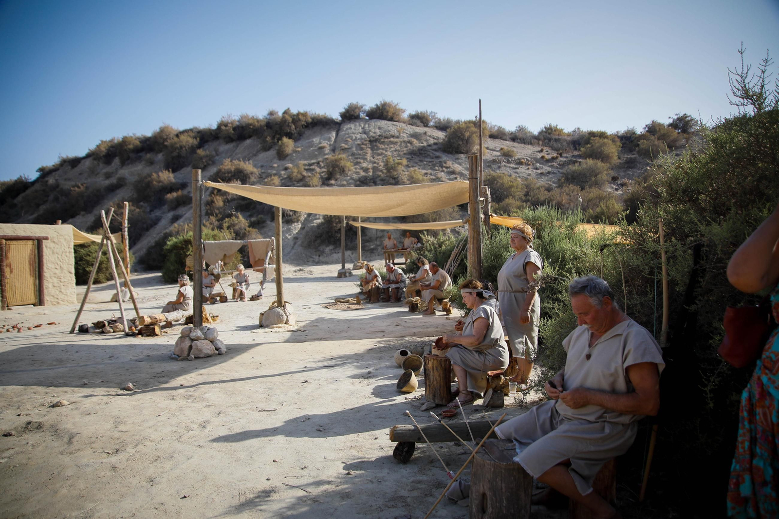Así se ha vivido la segunda recreación histórica de la cultura argárica en Antas