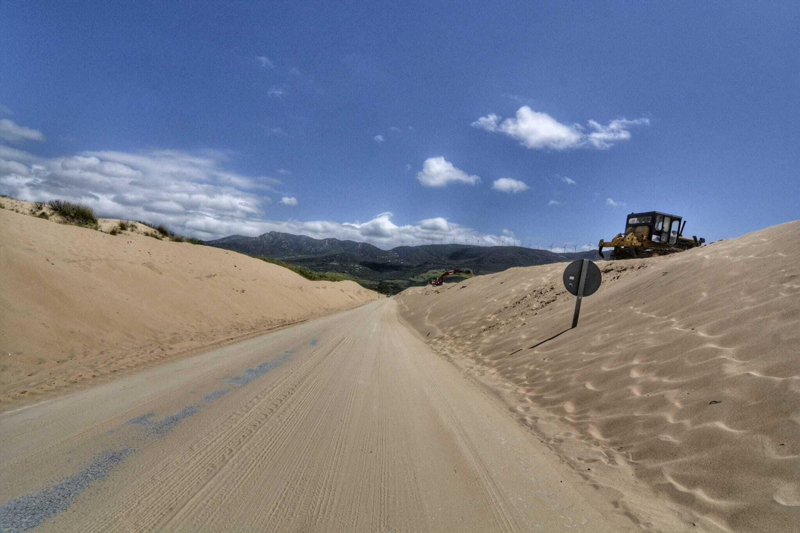 El avance de la duna de Valdevaqueros en Tarifa