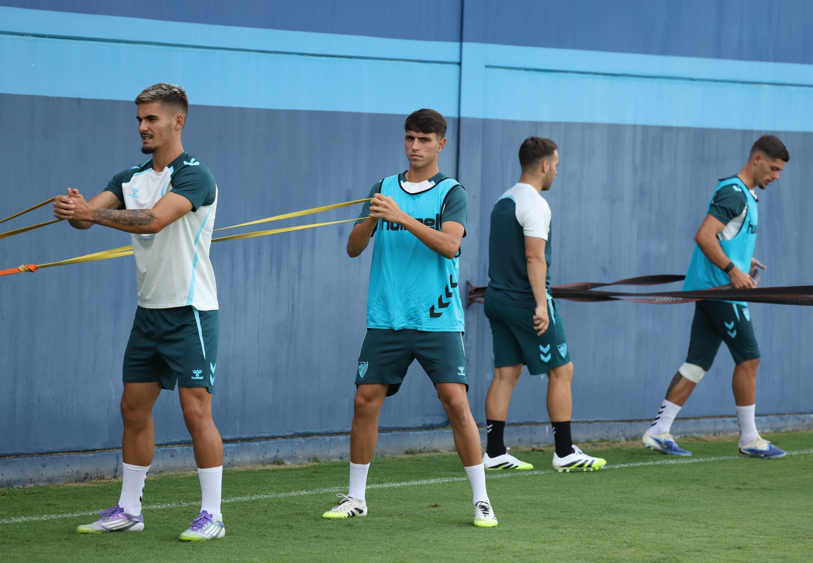 Javi Montero ya trabaja con el Málaga CF en el Anexo de La Rosaleda