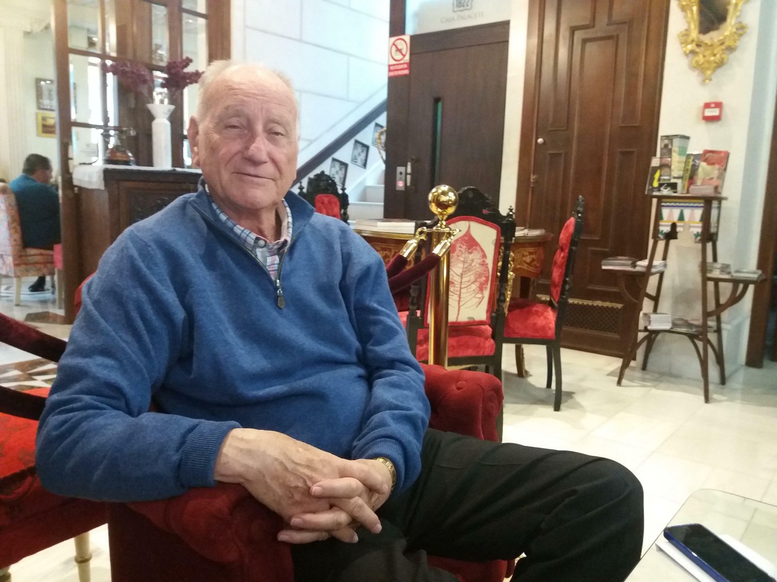 Joaquín Belón, en la Casa Palacete 1822.