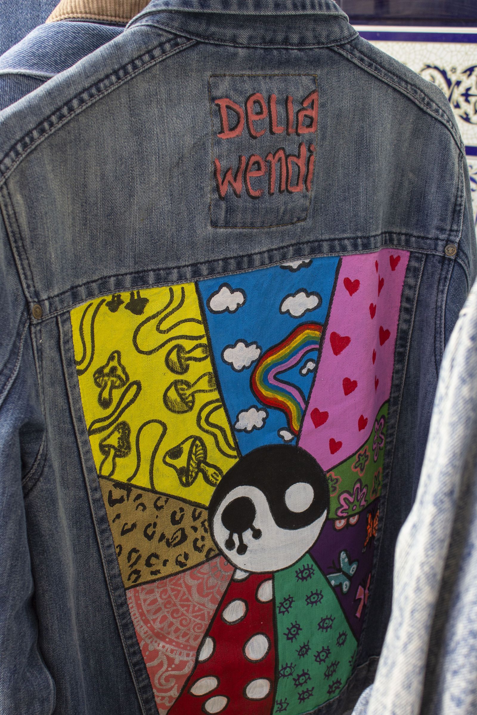 Fotos de la entrevista y de los diseños DellaWendi