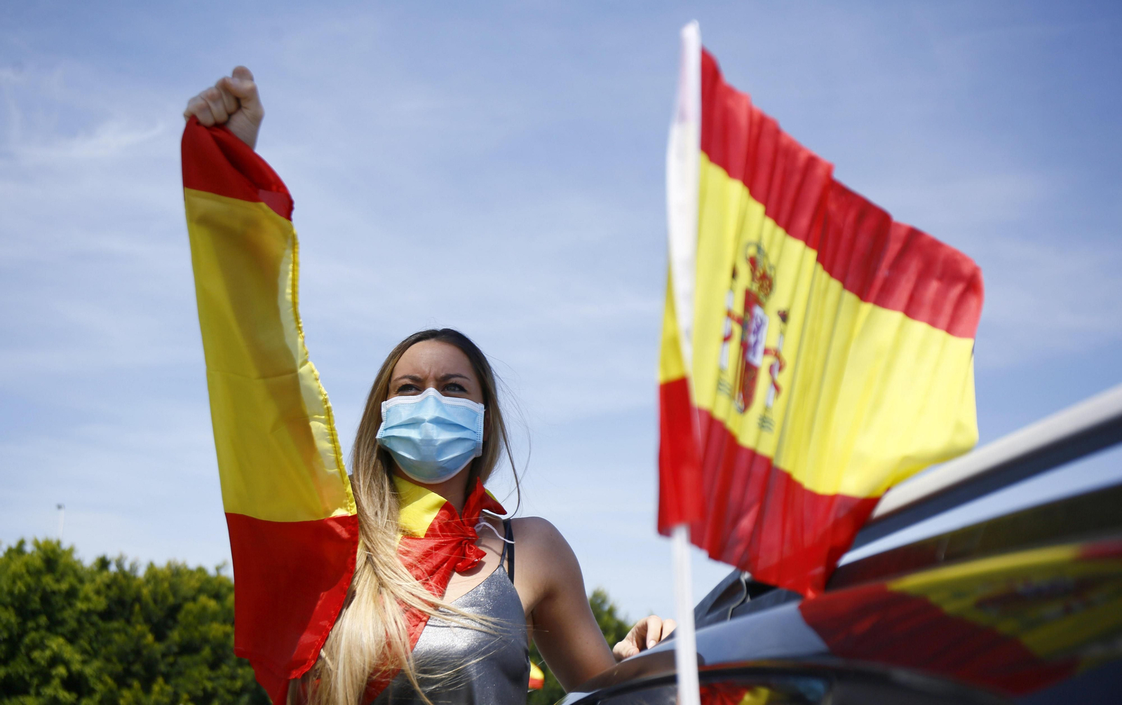 Las fotos de la caravana de protesta de Vox en Málaga