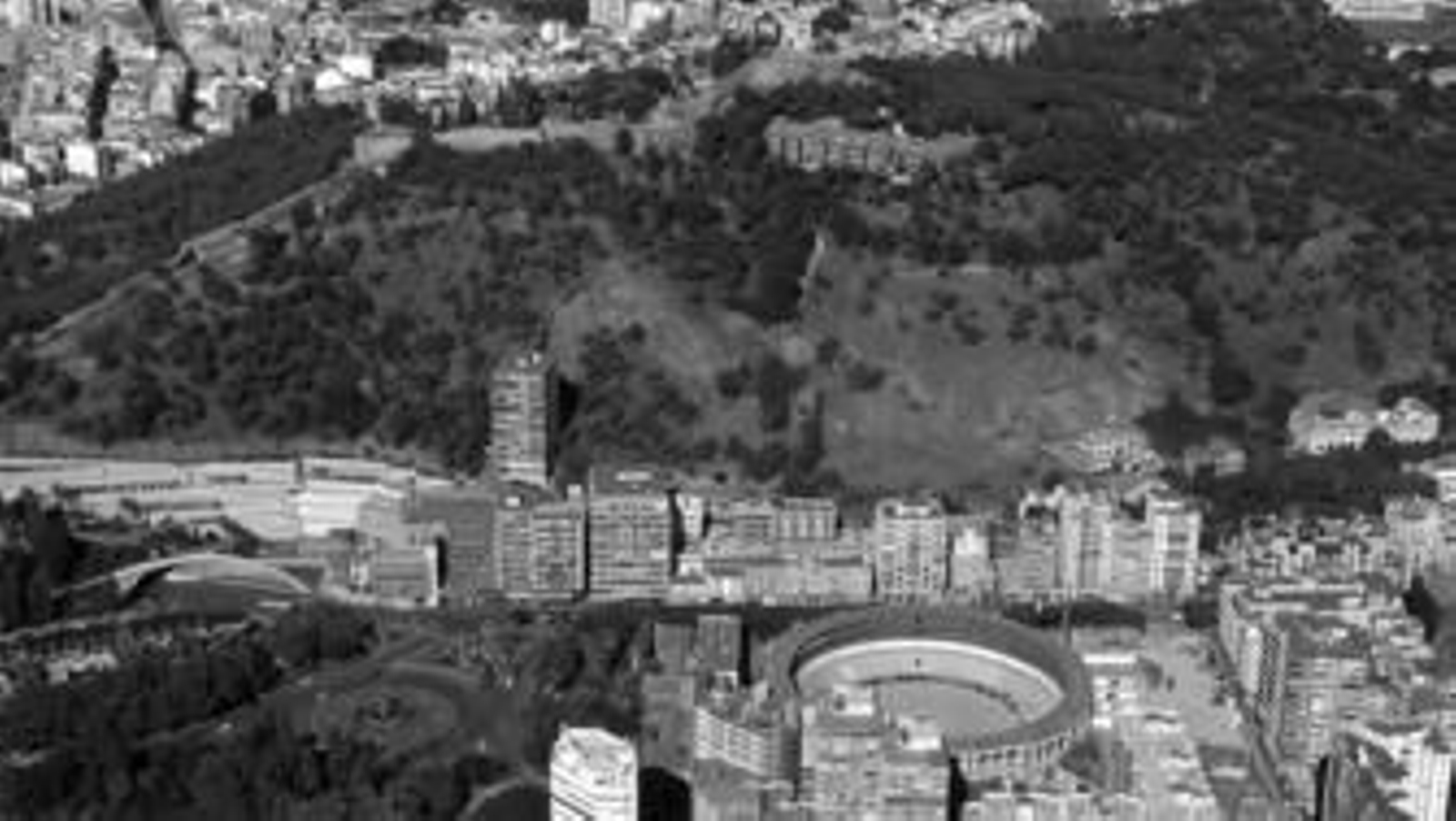 Vista del Monte Gibralfaro, alrededor del cual se localizan algunas de las parcelas incluidas en la zona de tanteo y retracto aprobada por la Gerencia de Urbanismo.
