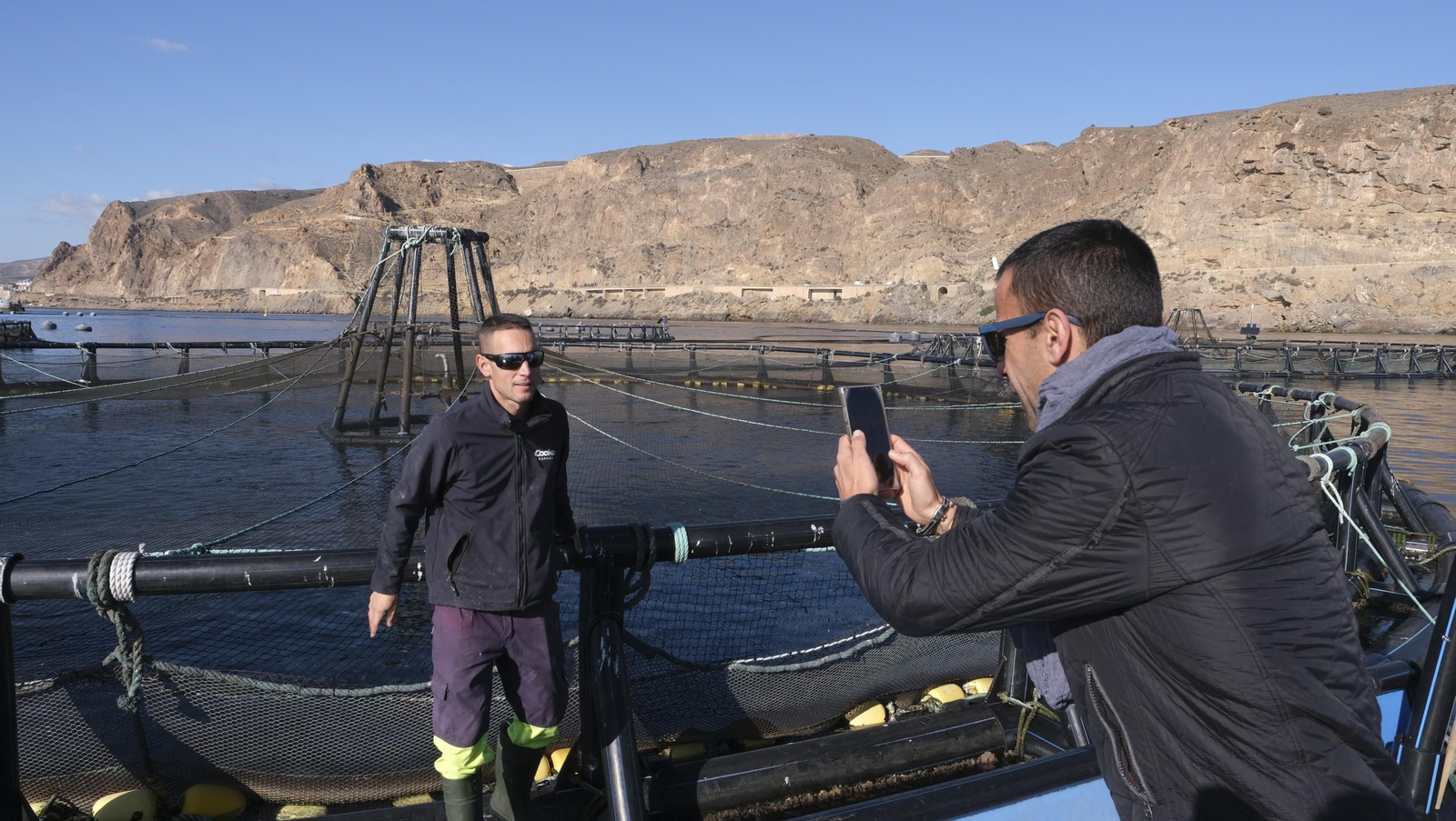 La piscifactoría de El Cañarete, en imágenes