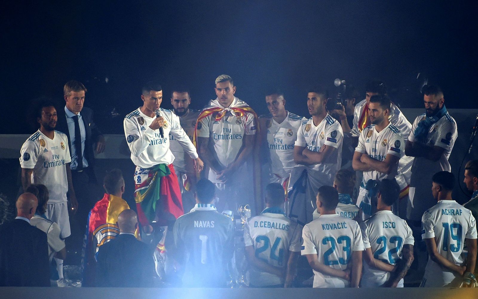 El Real Madrid celebra su decimotercera Champions