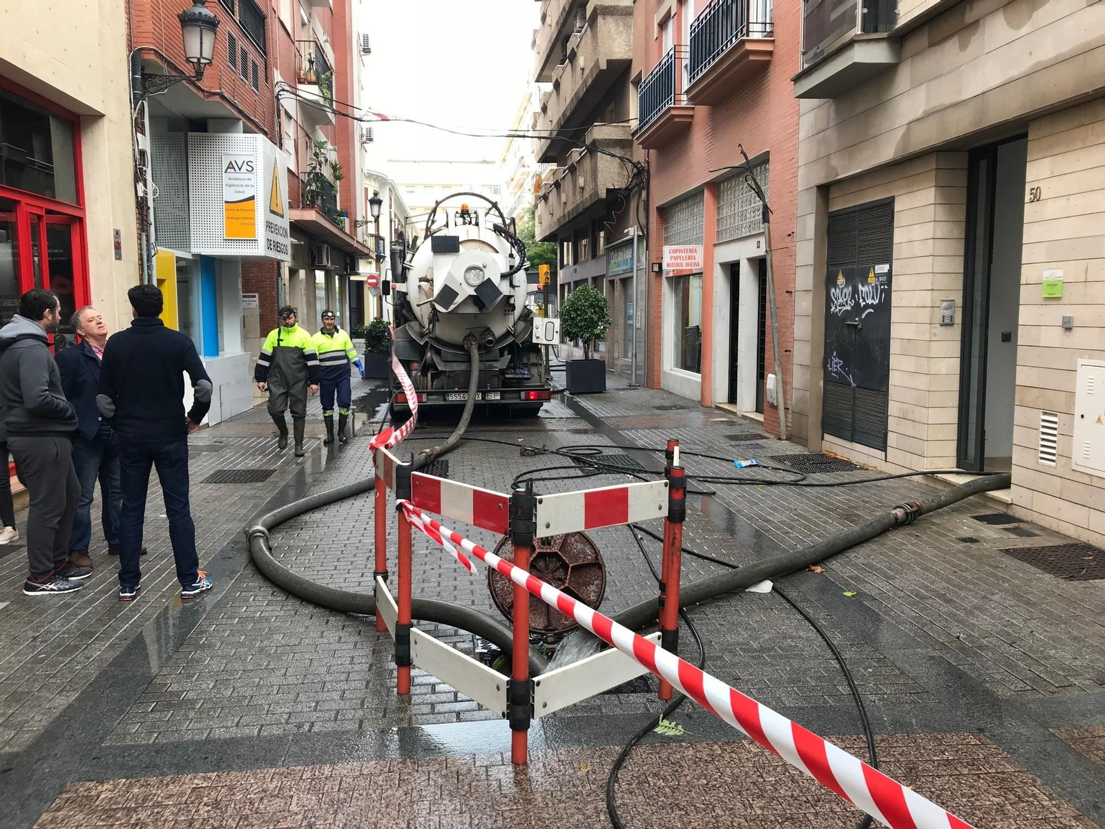 Imágenes de los estropicios de la borrasca en Huelva